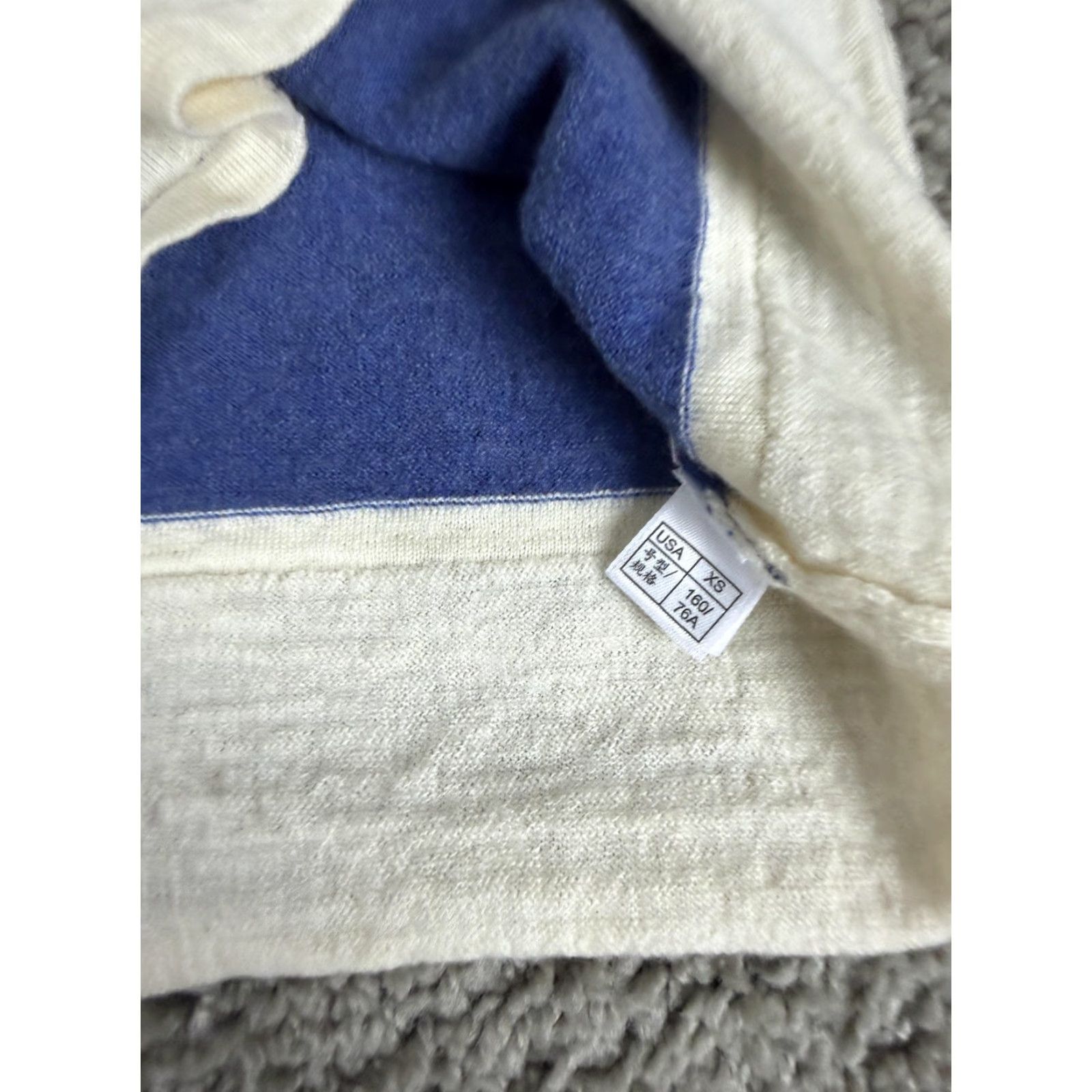Brooks Brothers Brooks Brothers Shirt Womens XS Blue White Colorblock Ringer T-Shirt Top Size XS / US 0-2 / IT 36-38 - 4 Thumbnail