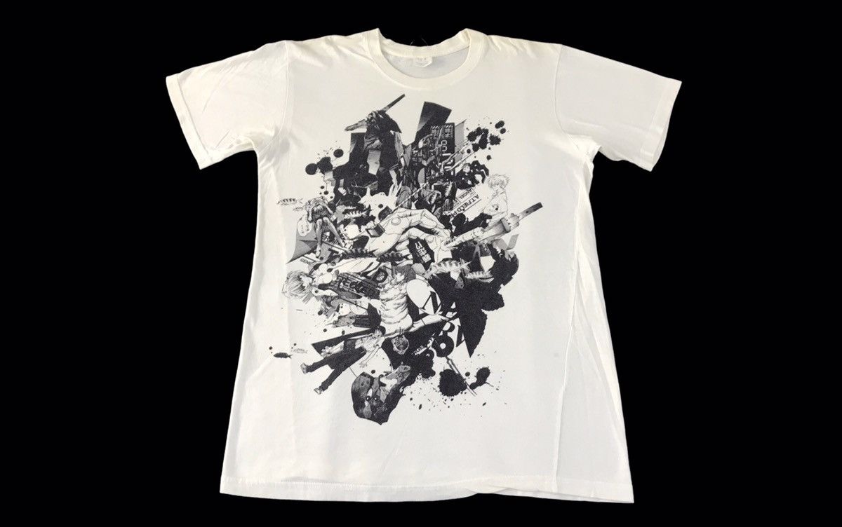 Anime Y2k Evangelion Japanese Anime Manga Series Big Graphic Tee Size US S / EU 44-46 / 1 - 1 Thumbnail
