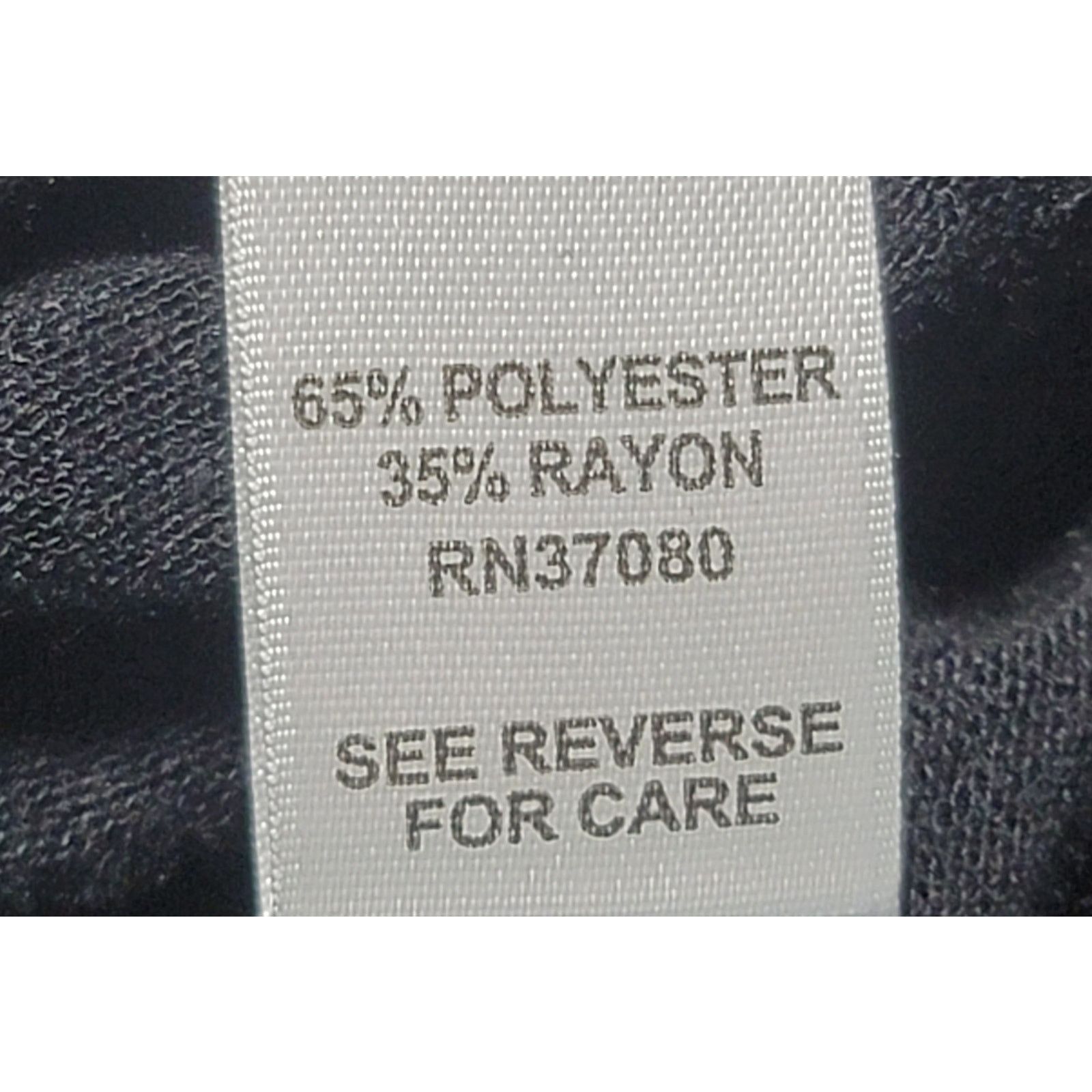 Other Cato Black Slub Knit Round Folded Collar Top Large Size L / US 10 / IT 46 - 5 Thumbnail