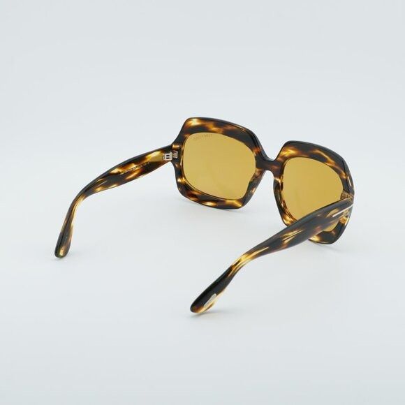 Tom Ford Tom Ford Ren FT1155 52E Sunglasses Havana Square Frame Size ONE SIZE - 6 Thumbnail