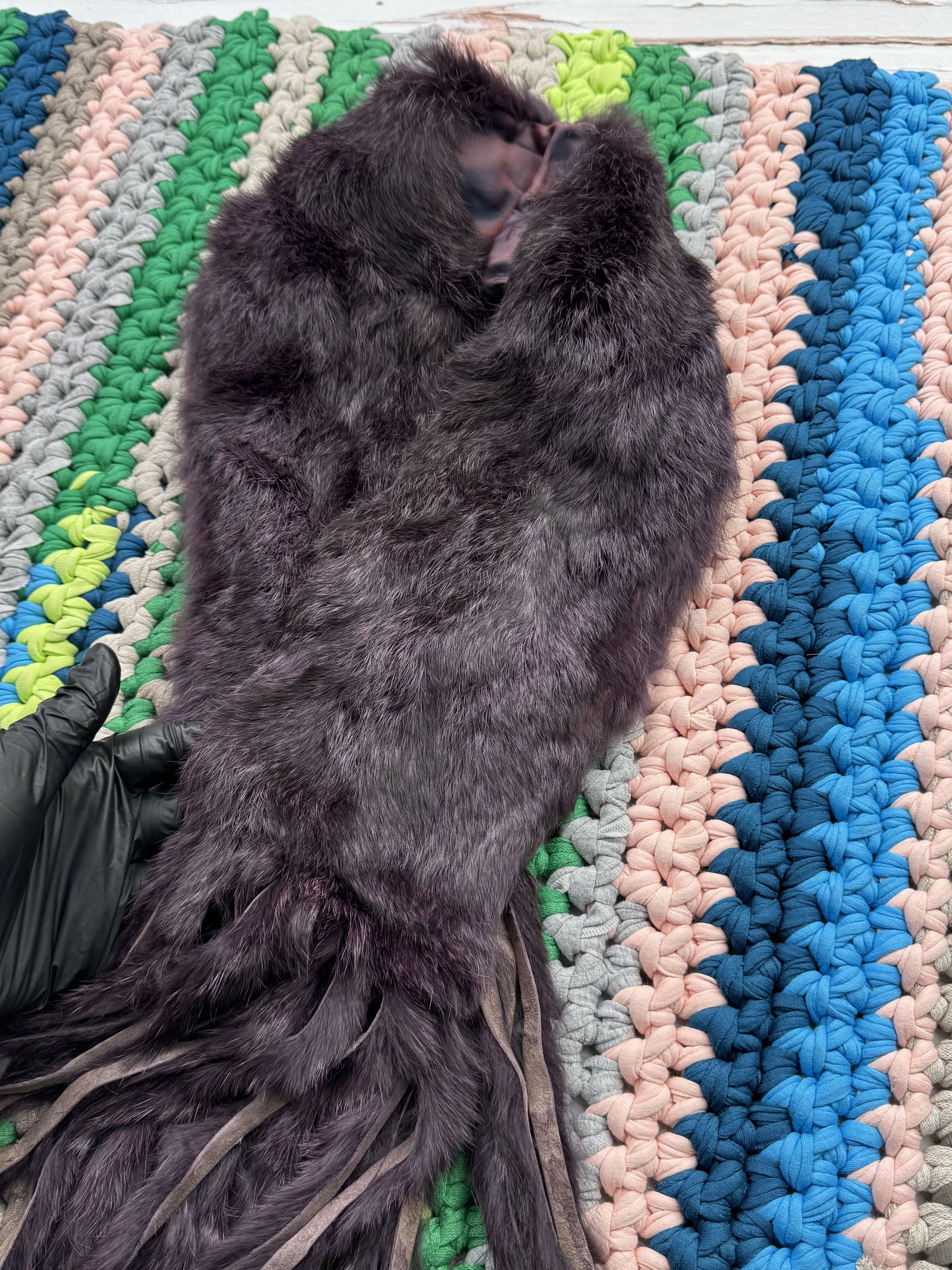 Vintage Vintage Real Fur Scarf (D15) Size ONE SIZE - 2 Thumbnail