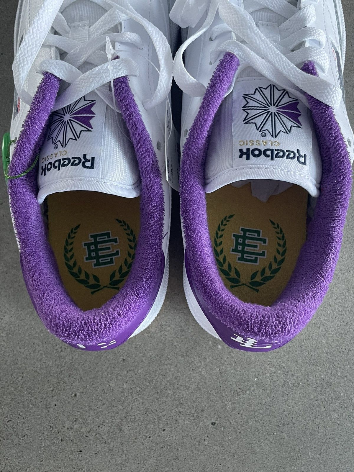 Eric Emanuel × Reebok NEW: Reebok x Eric Emanuel Club C 85 "Regal Purple" FY3411 Size US 11 / EU 44 - 7 Thumbnail