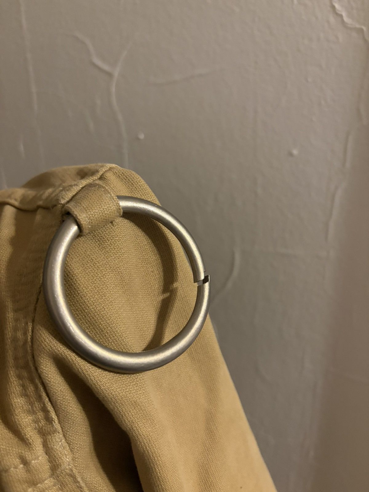 Helmut Lang Helmut Lang A/W 1996 "Cock Ring" Denim Jacket Beige GTR Size US M / EU 48-50 / 2 - 4 Thumbnail