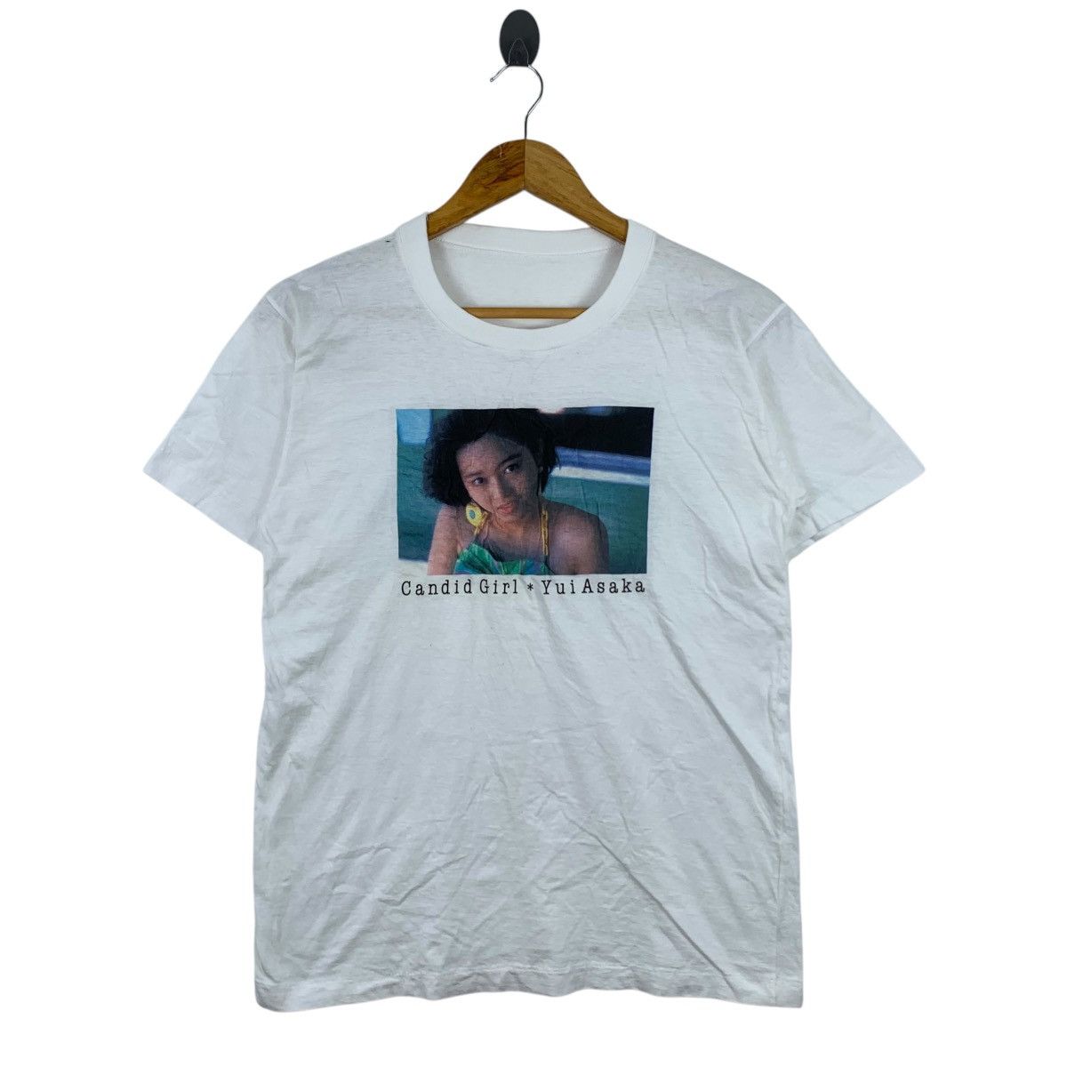 Vintage Vintage 80s YUI ASAKA Japan Actress Singer Idol Print Shirt Size US S / EU 44-46 / 1 - 1 Thumbnail