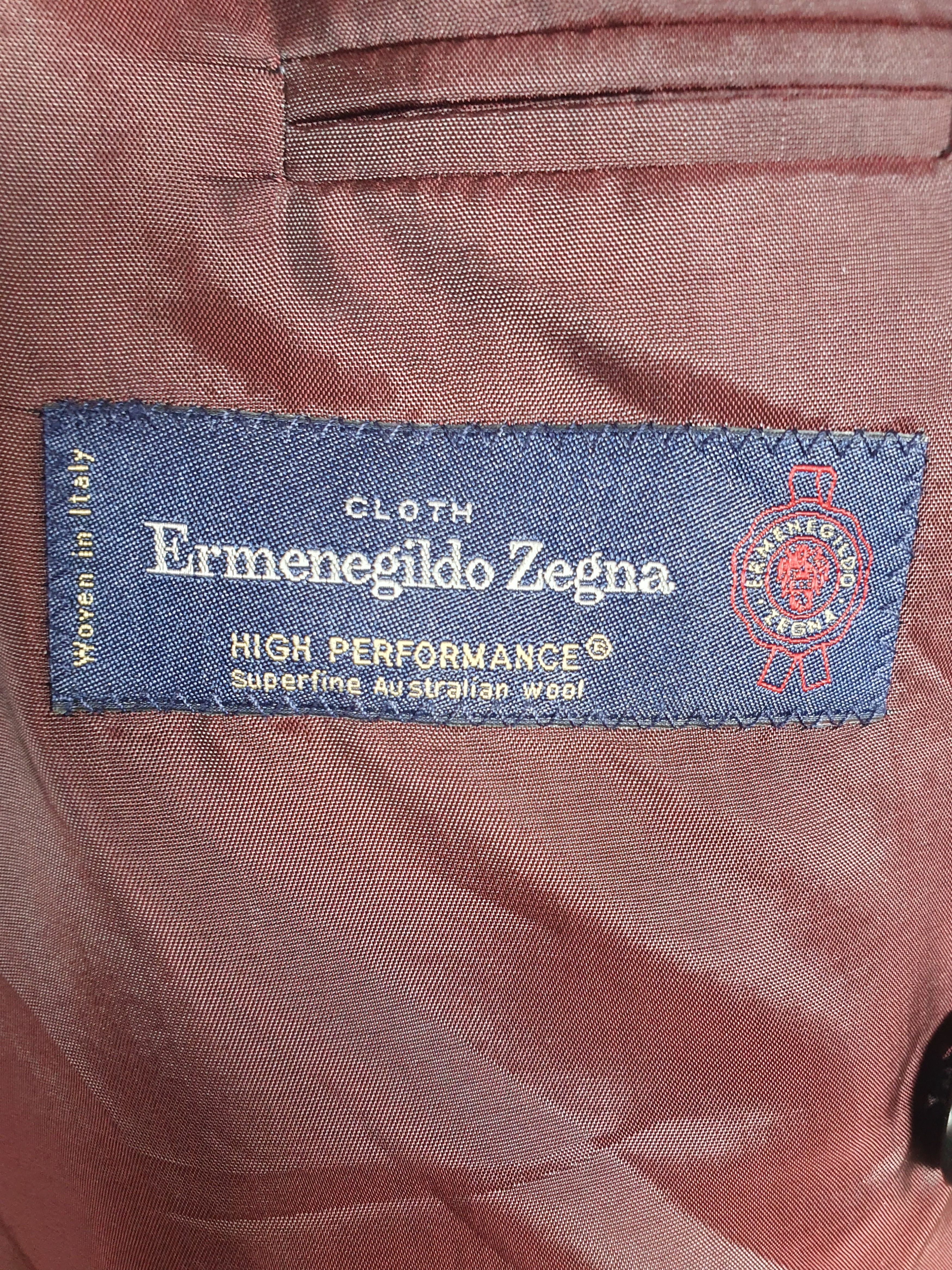 Ermenegildo Zegna × Vintage Ermenegildo Zegna Vintage Blazer Double breasted Italy 58 Size 54L - 2 Thumbnail