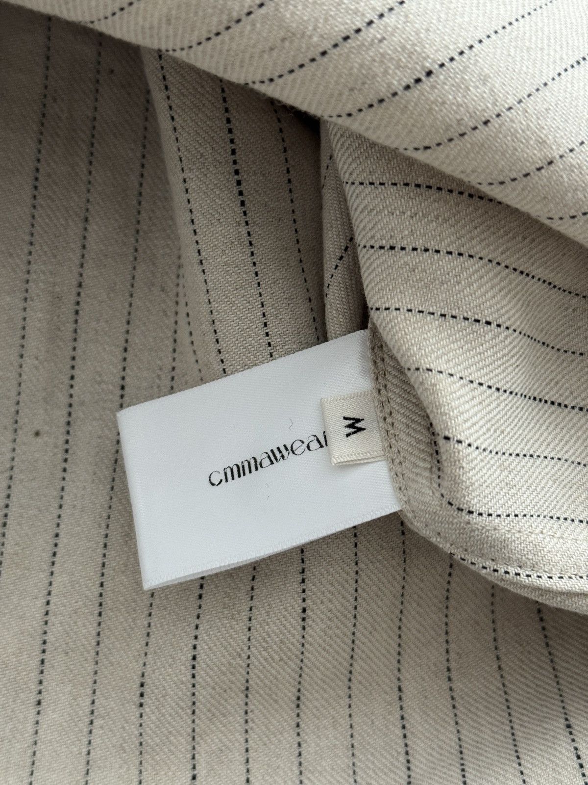 CMMAWEAR Silas Dress Shirt in Cotton and Linen-Wool Size US M / EU 48-50 / 2 - 5 Thumbnail