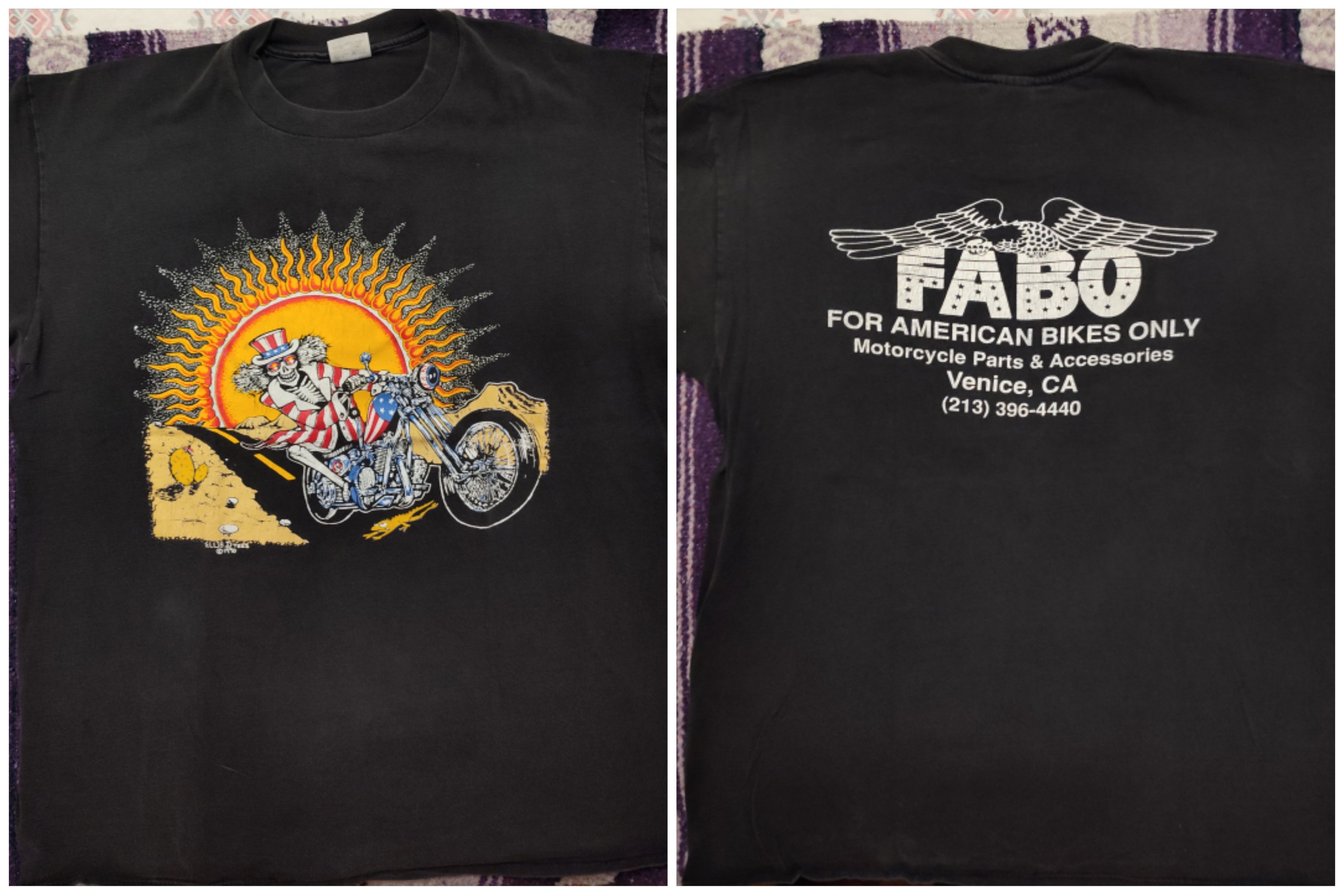 Vintage Rare Vintage 90's Grateful Dead Biker Uncle Sam shirt XL Size US XL / EU 56 / 4 - 6 Thumbnail