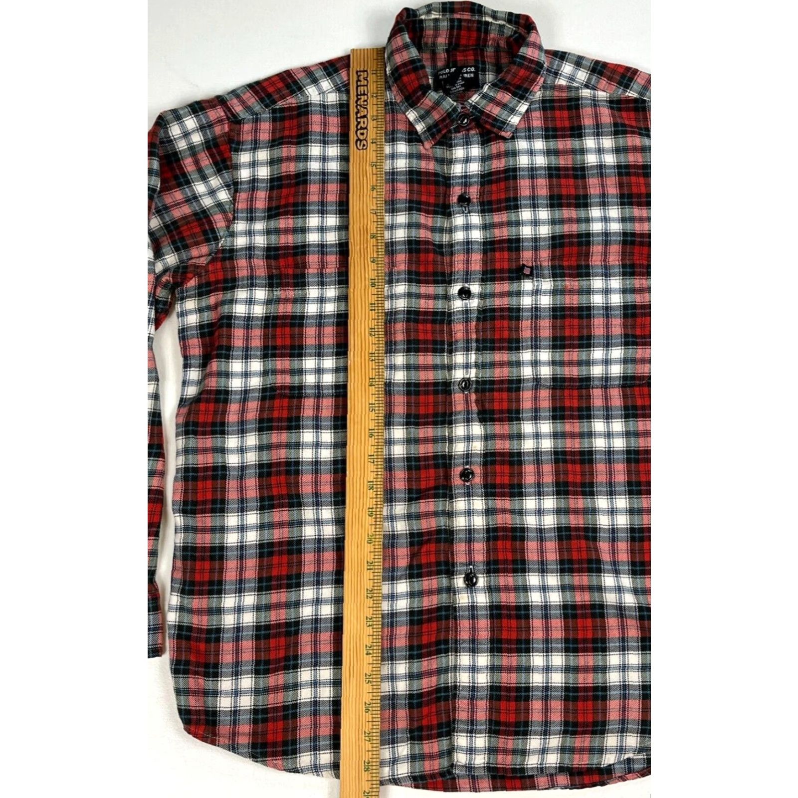 Vintage VINTAGE Polo Jeans Co. Ralph Lauren Men’s Button-Up Flannel Shirt Plaid Sz M Size US M / EU 48-50 / 2 - 7 Thumbnail