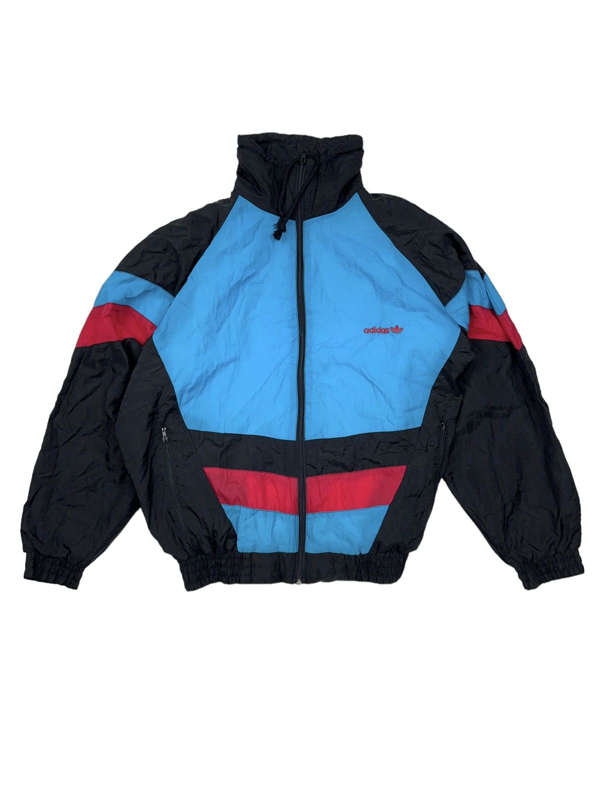Adidas × Vintage Vintage 80s Adidas Made in West Germany Windbreaker Jacket Size US S / EU 44-46 / 1 - 3 Thumbnail
