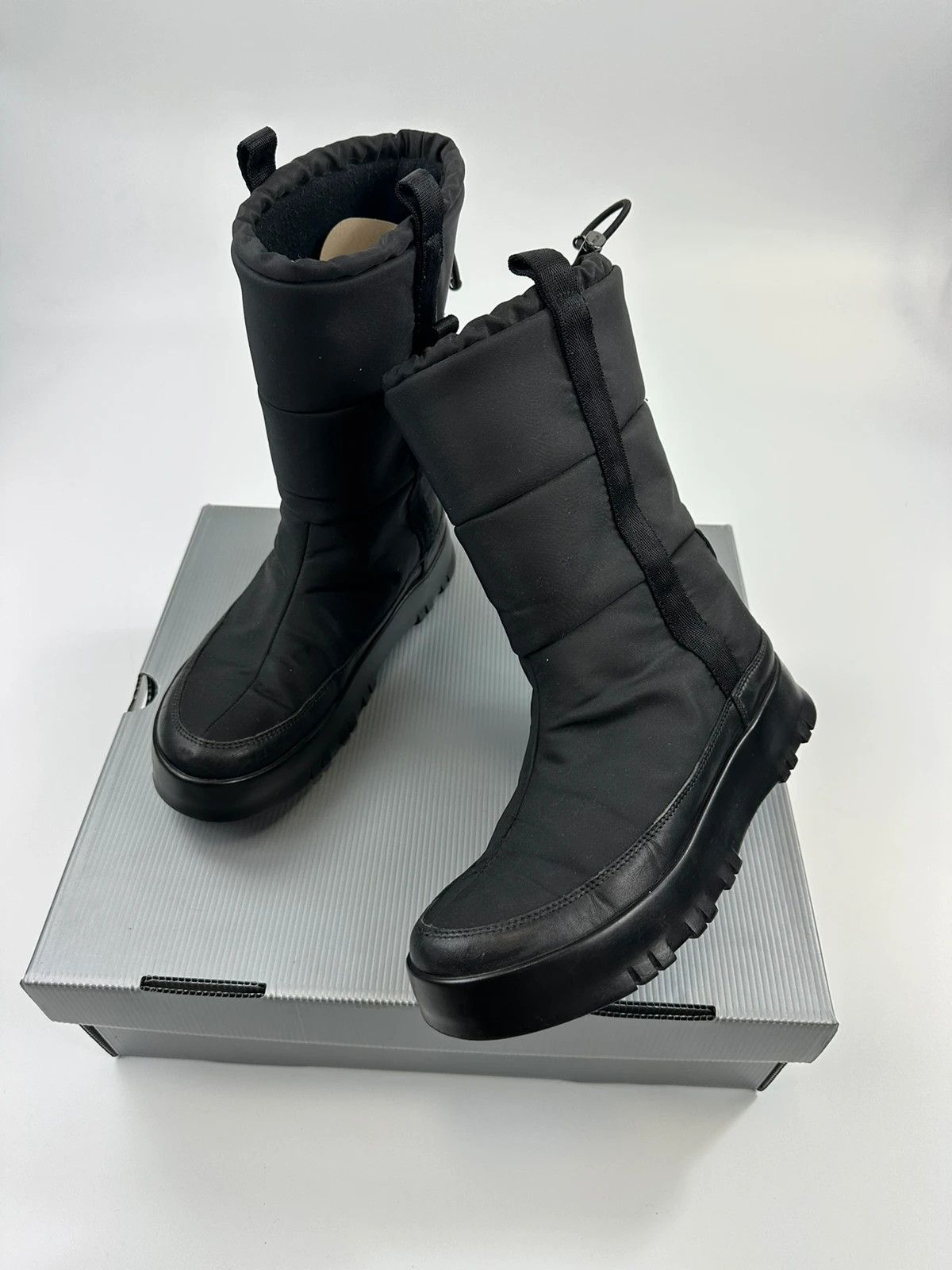 Prada Prada Sport FW1999 Black Moon Boots Ski Snow Chunky Sole Size US 8 / IT 38 - 2 Thumbnail