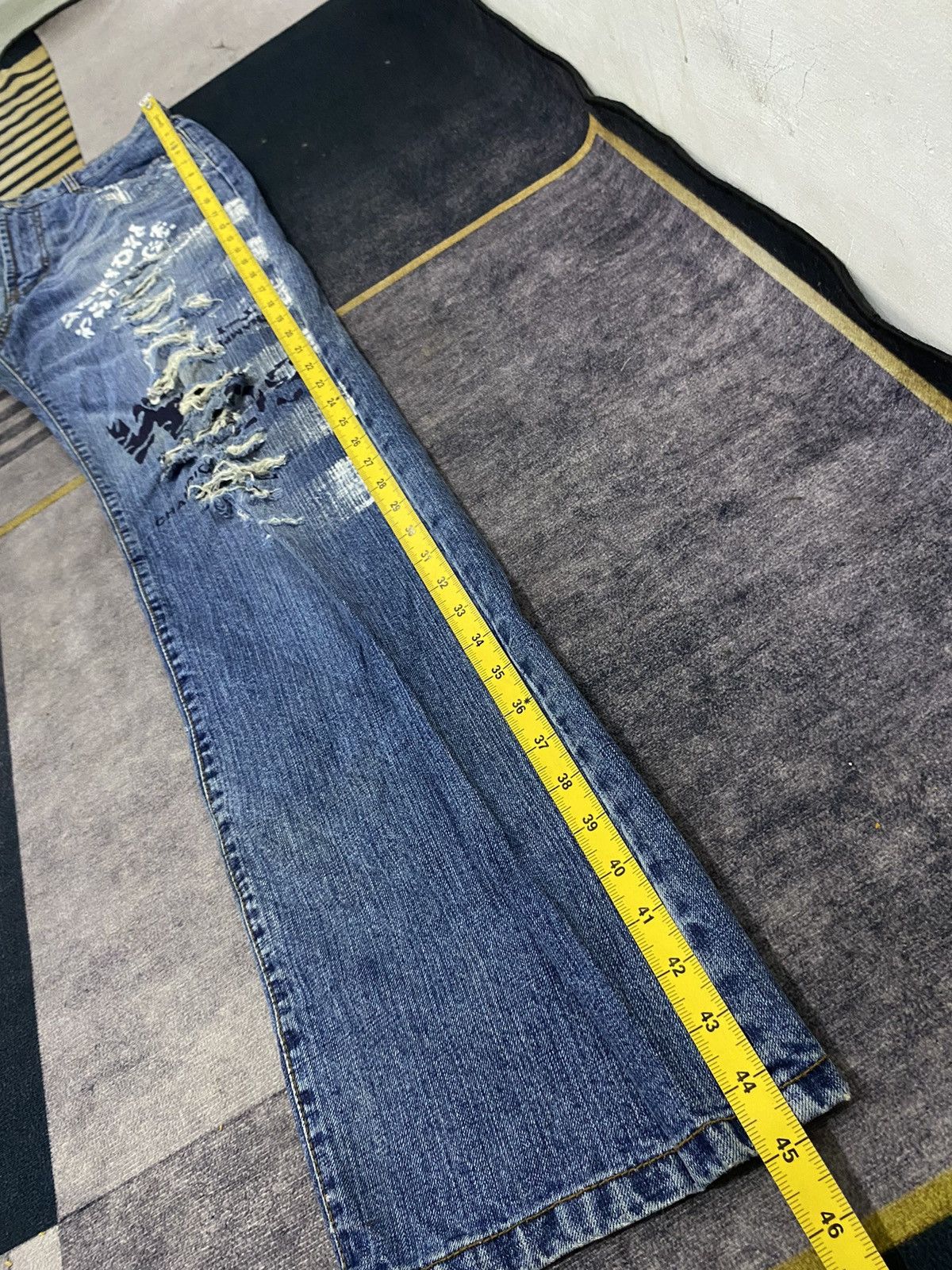 Vintage Y2K TI JEANS PUNK STYLE PANTS Size US 32 / EU 48 - 16 Thumbnail