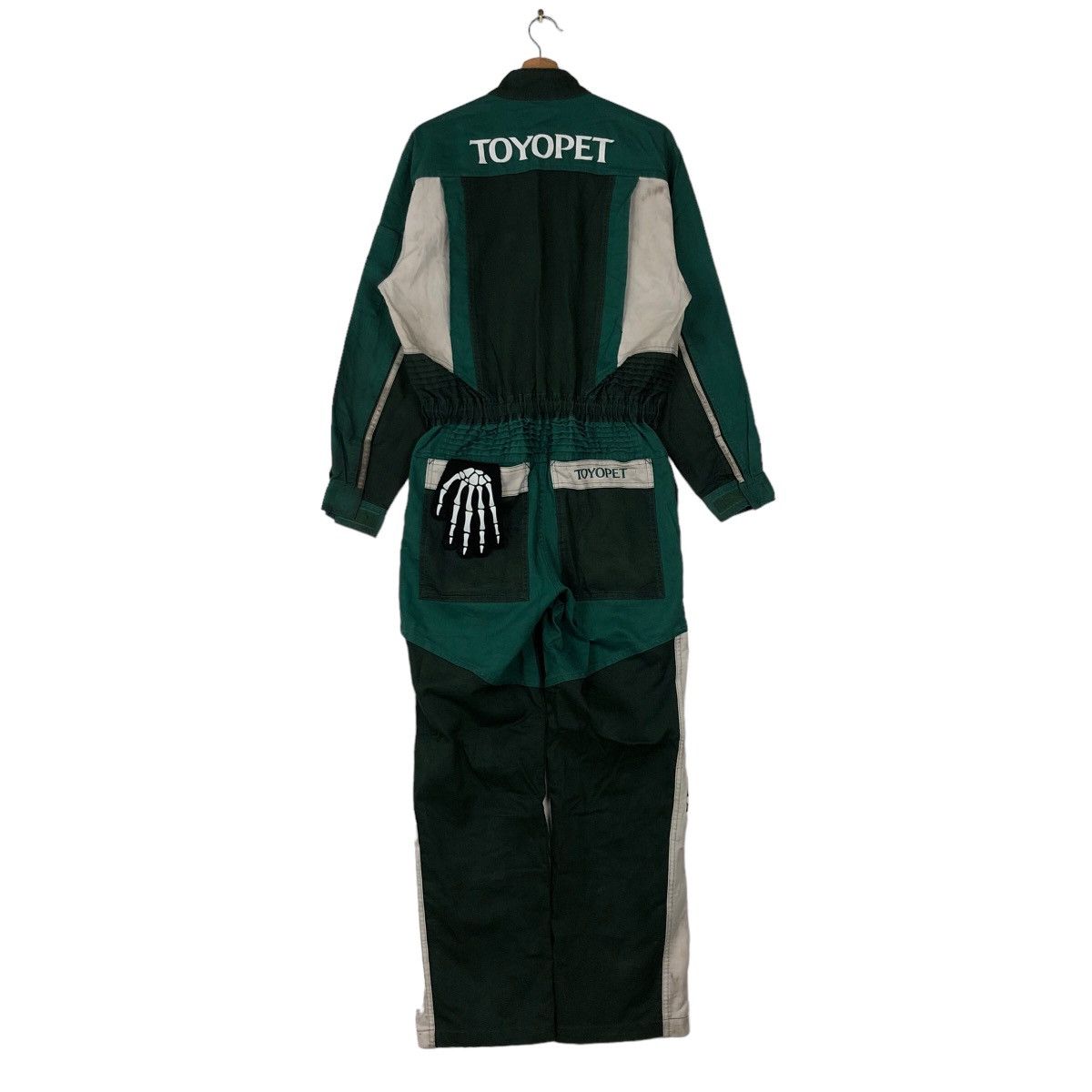 Japanese Brand 🔥90’s VINTAGE OVERALL TOYOTA TECNO WORKER BIG LOGO RACING Size US 32 / EU 48 - 7 Thumbnail