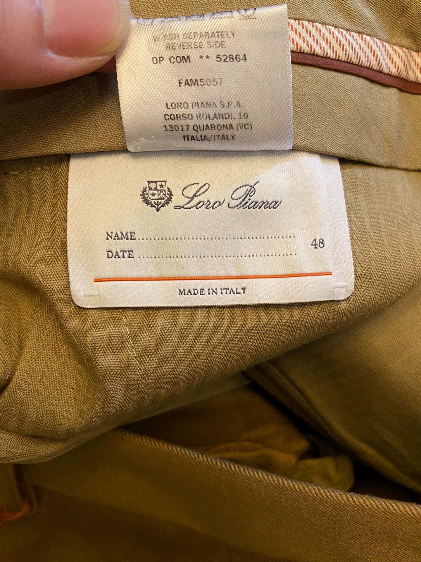 Loro Piana Loro Piana Purple Label Italian Chinos 48 New Premium Size US 32 / EU 48 - 7 Thumbnail