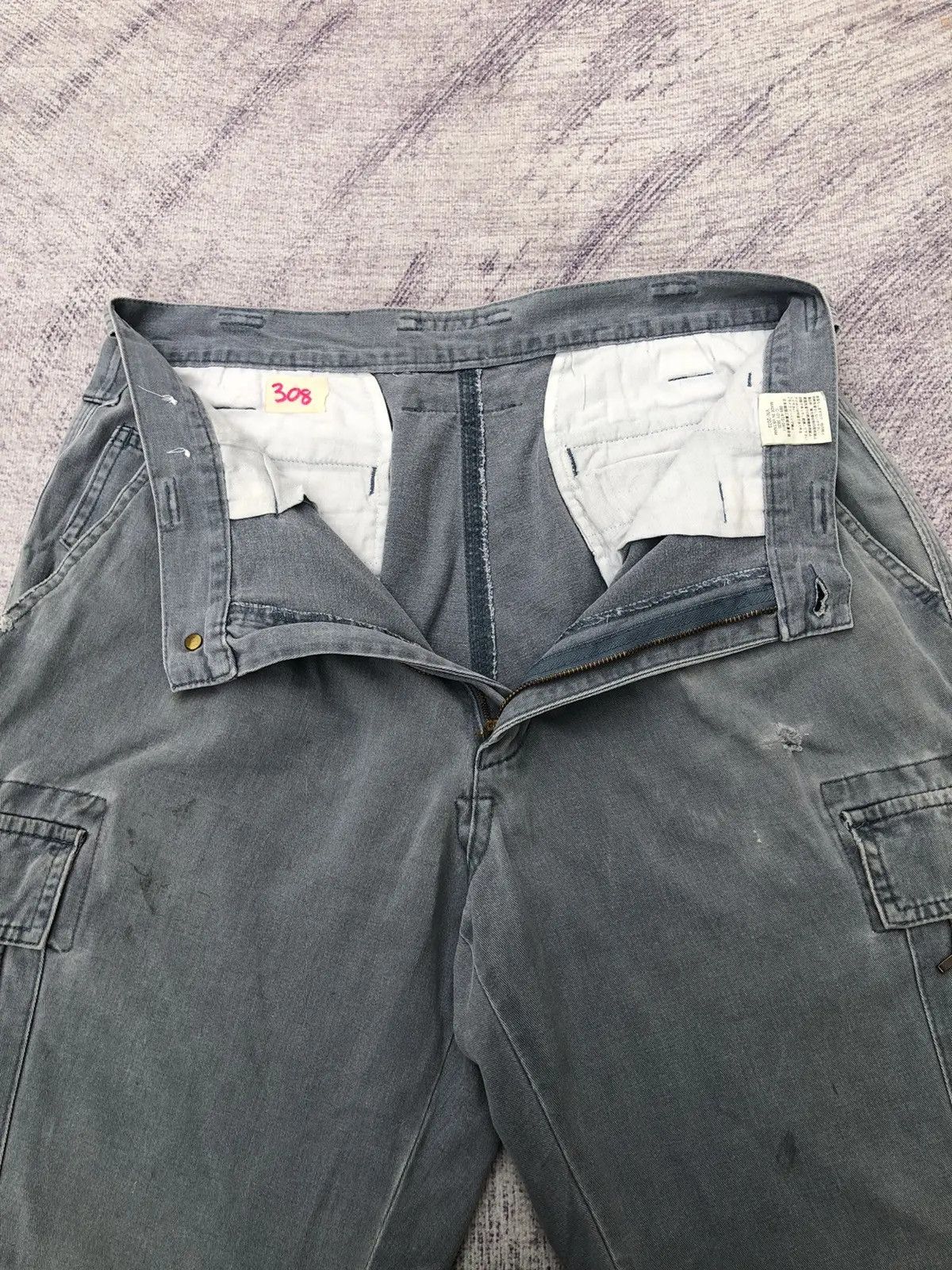 Japanese Brand Grand Cisco Faded Cargo Multipocket Utility Pants Size US 30 / EU 46 - 8 Thumbnail