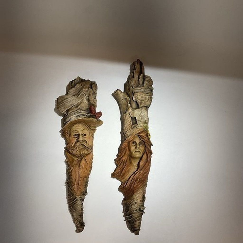 Other 2 Sculpture Stephen Herrero”Nathaniel”&”Leah”Tree Knott Man Size ONE SIZE - 15 Thumbnail