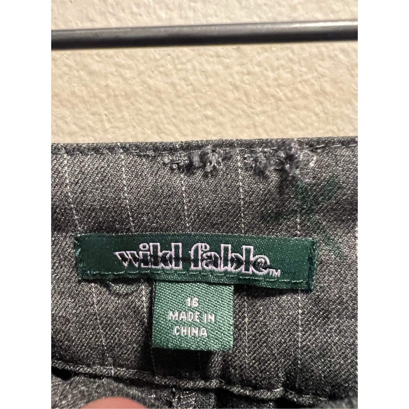 Other Wild Fable Grey Striped Dress Pants Woman’s Size 16 Size 38" / US 16 / IT 52 - 5 Thumbnail