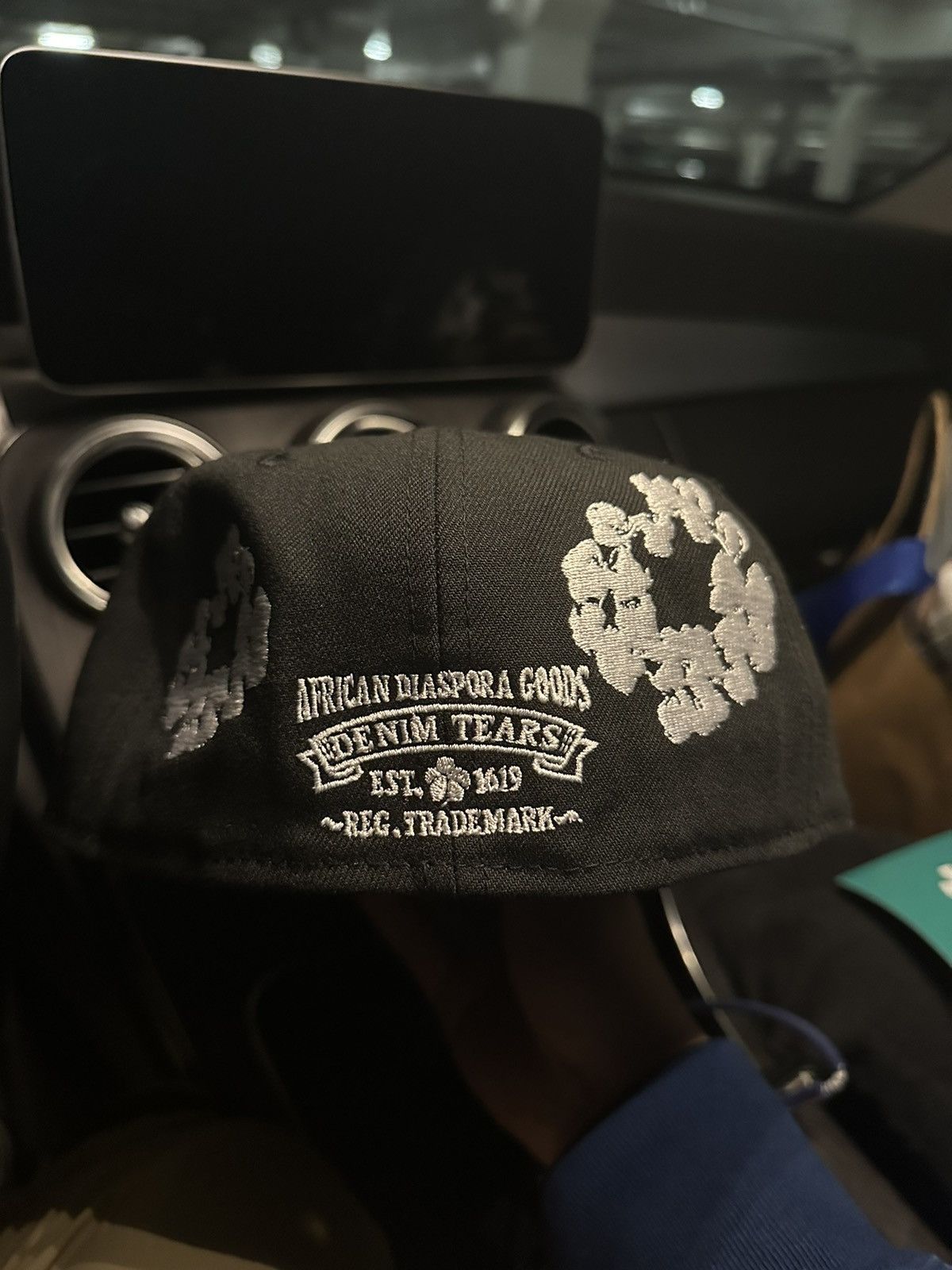 DENIM TEARS × New Era Size 7 Black Denim Tears Fitted Hat New Era Size ONE SIZE - 4 Thumbnail