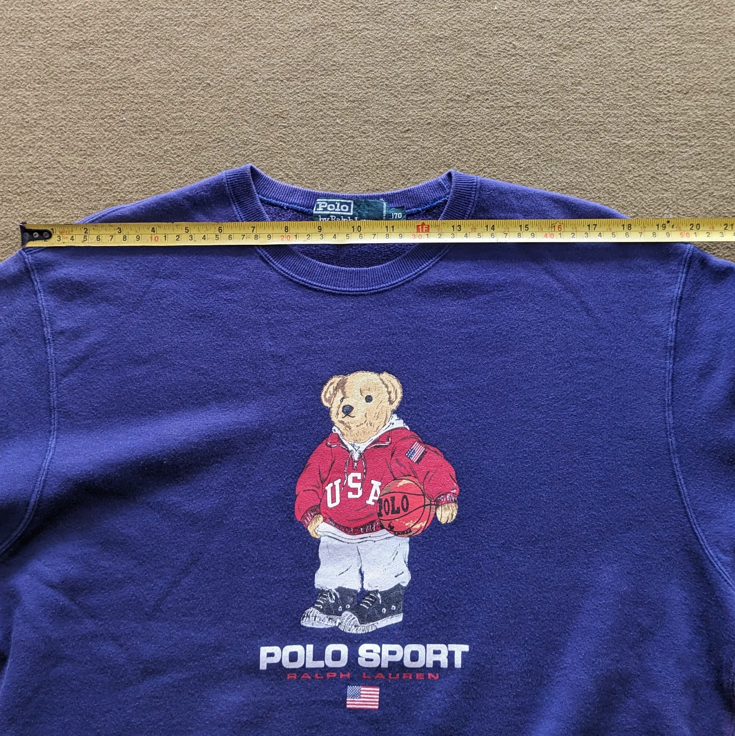 Polo Ralph Lauren Vintage POLO by Ralph Lauren USA Polo Sweatshirt Size US L / EU 52-54 / 3 - 4 Thumbnail