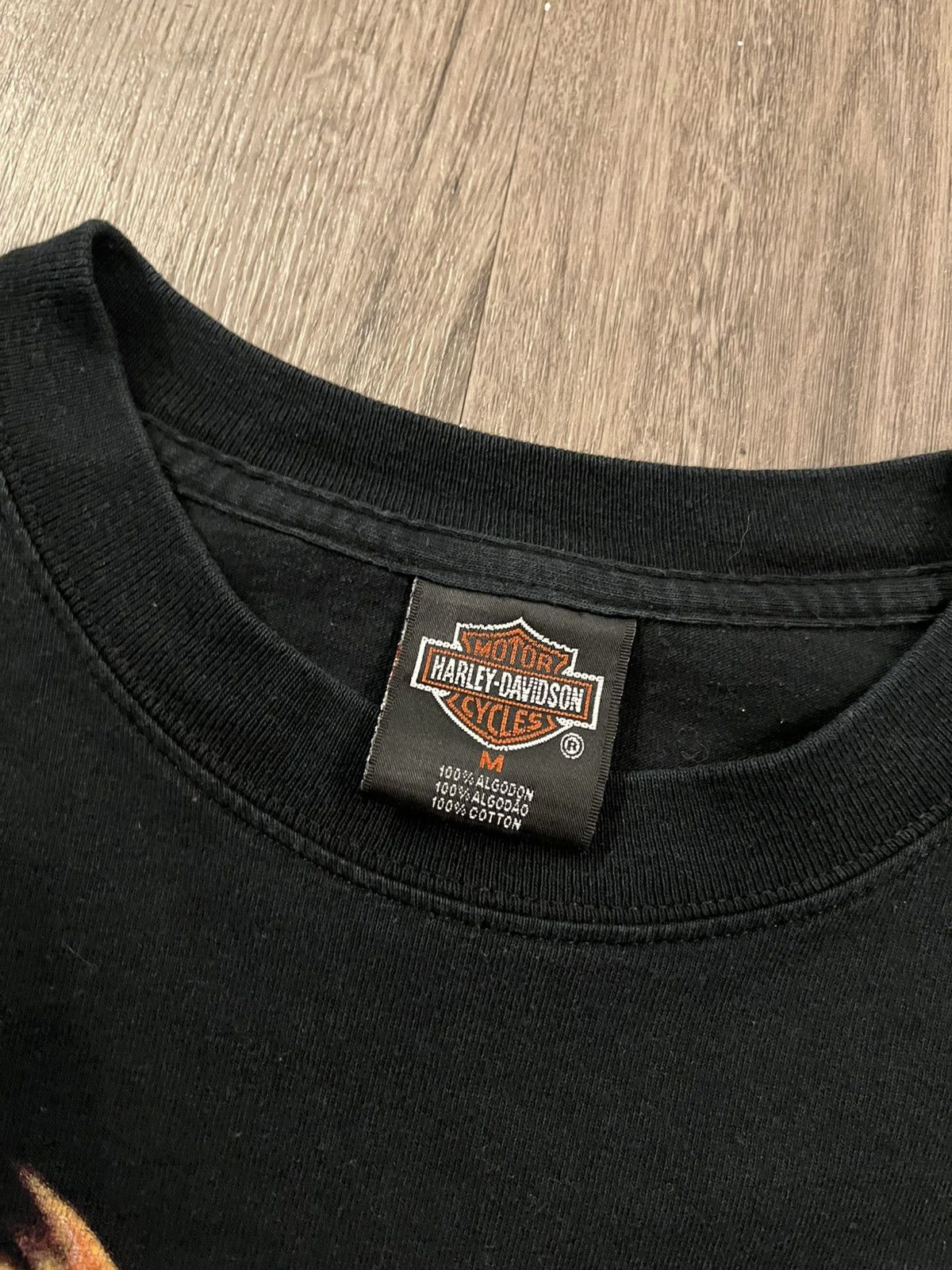 Harley Davidson Vintage Harley Davidson Free Spirit Flame Eagle Long Sleeve Size US M / EU 48-50 / 2 - 3 Thumbnail