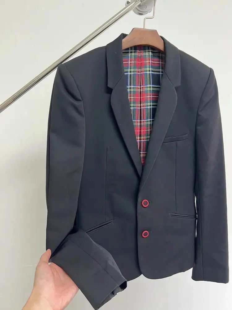 Number (N)ine Sz 2 Number Nine 04SS Red Button Jakcet Size US M / EU 48-50 / 2 - 3 Thumbnail