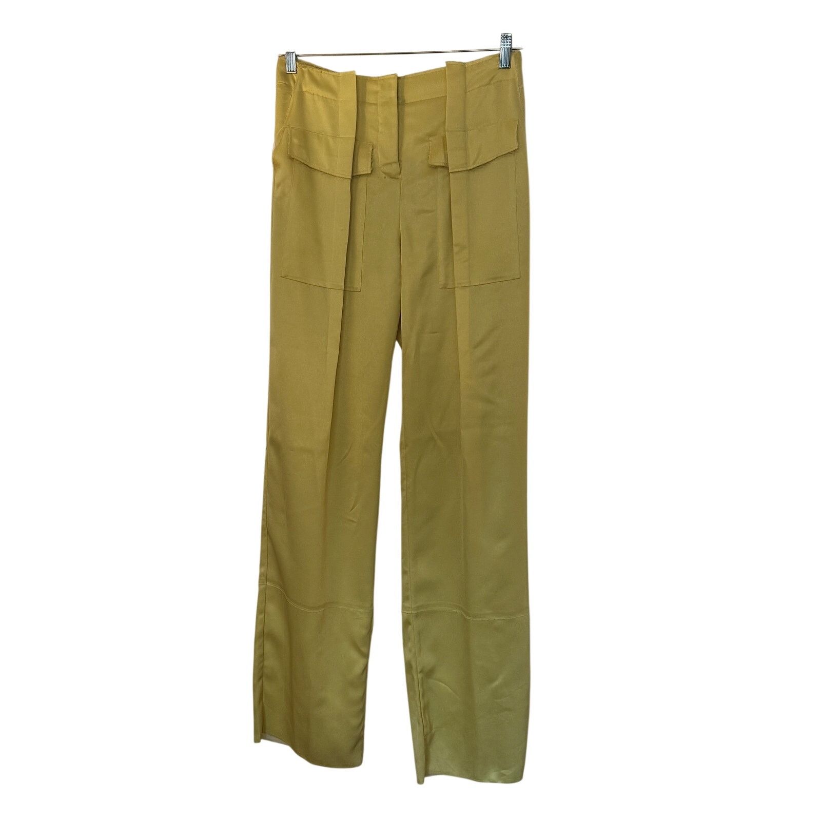 Loewe Loewe High-Waist Trousers RunWay SS23 in Neon Yellow Size 31" - 1 Thumbnail