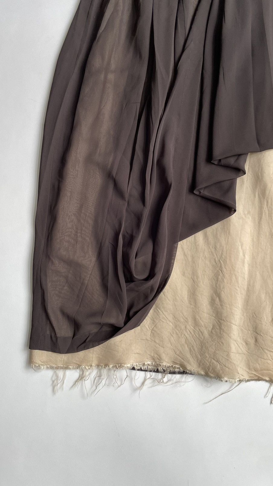 Maison Margiela S/S 03 Raw Edge Lifted Up Skirt Dress Size M / US 6-8 / IT 42-44 - 13 Thumbnail