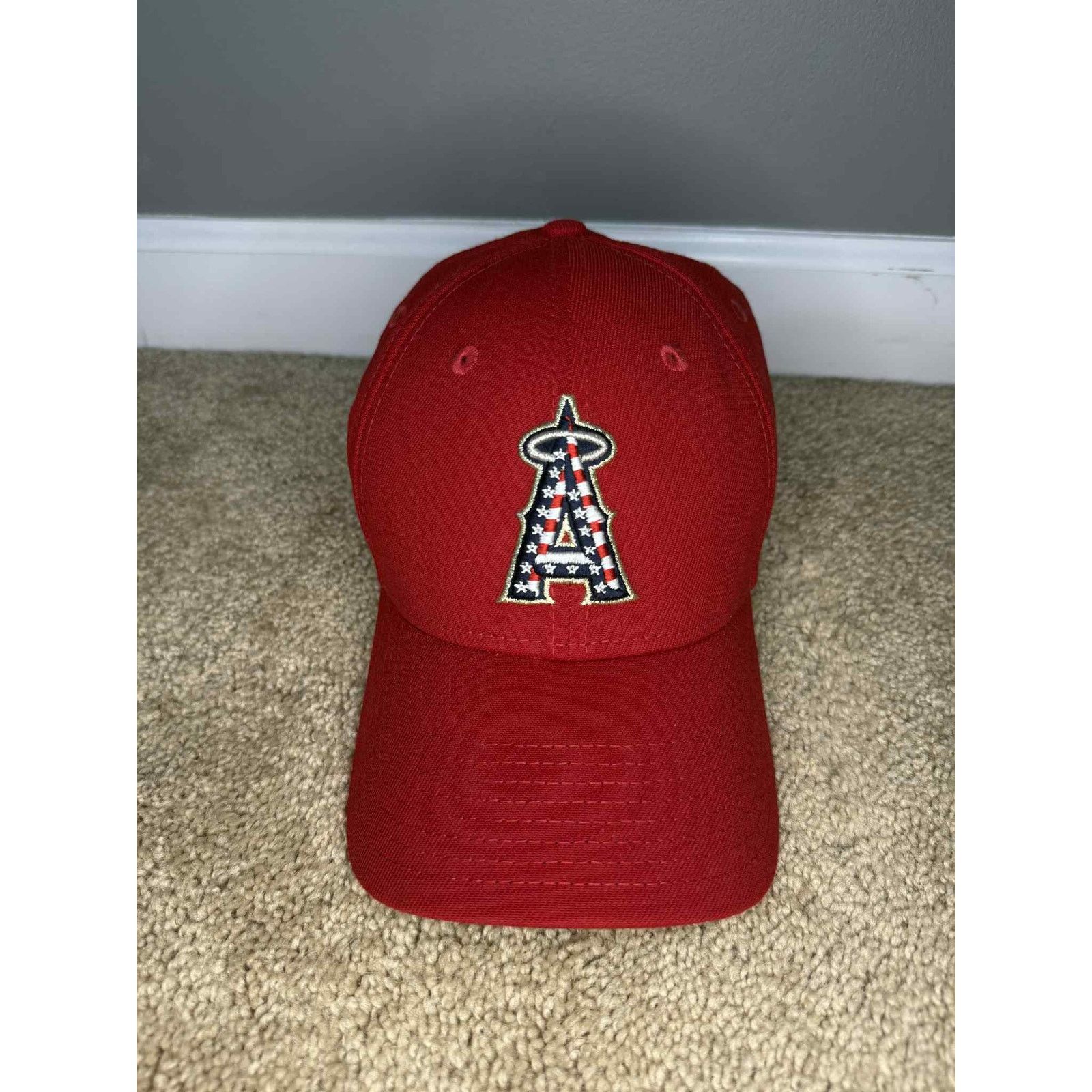 New Era New Erax39Thirty Angels Los Angeles USA Baseball Cap Red S/M Size ONE SIZE - 1 Thumbnail