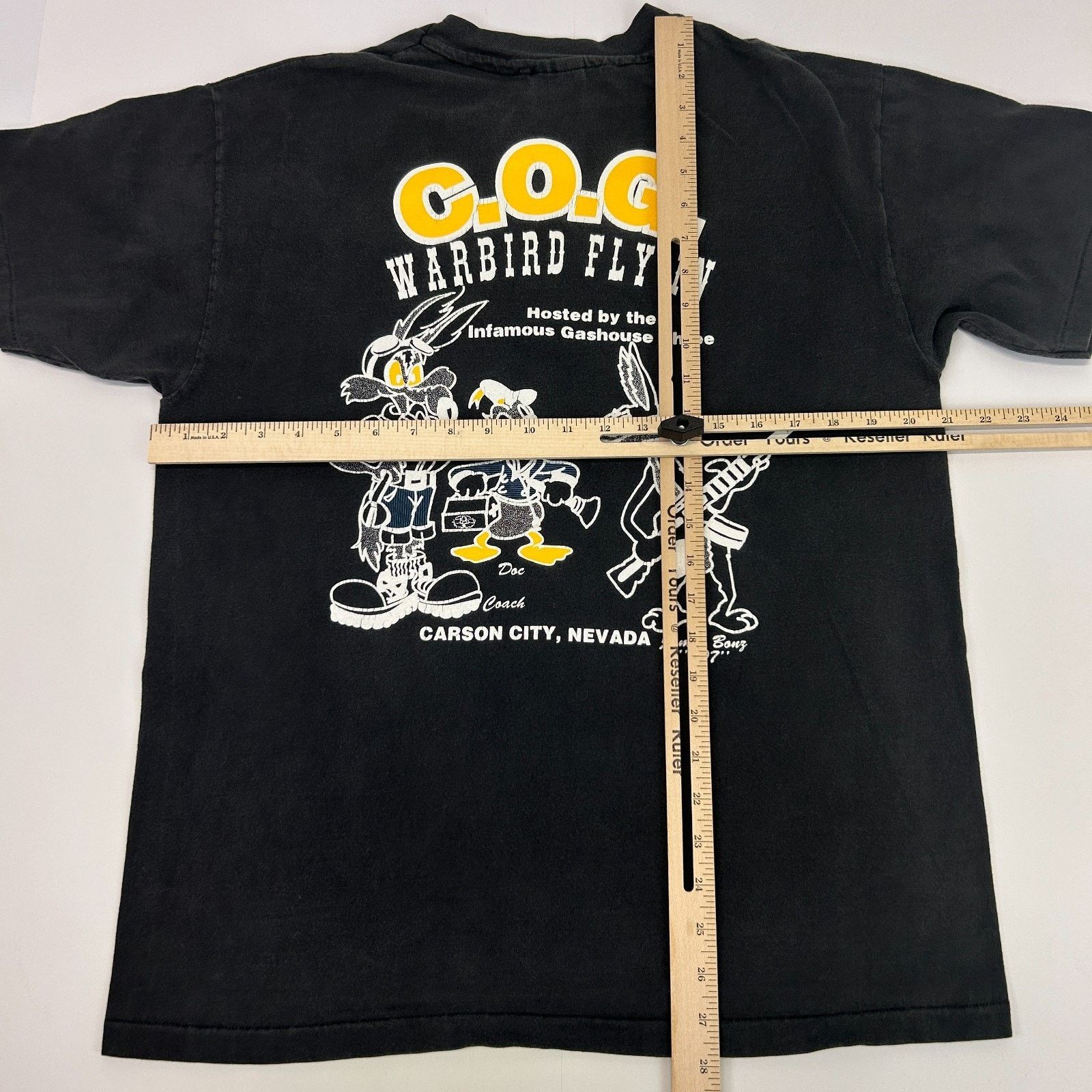 Hanes Vintage 90s COG T-28 Warbird Fly In T Shirt L Large Size US L / EU 52-54 / 3 - 8 Thumbnail