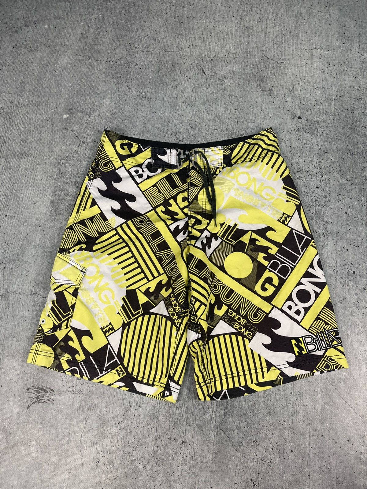Billabong Vintage Billabong Board Shorts Signature Andy Irons Size US 33 - 1 Thumbnail