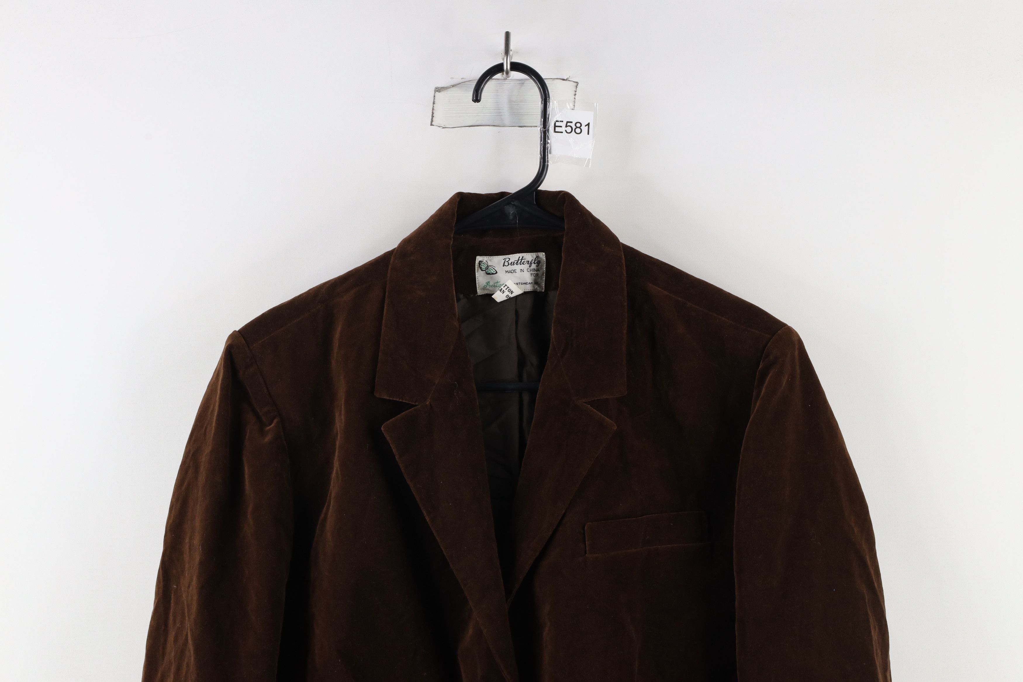 Vintage Vintage 60s 70s Rockabilly 2 Button Blazer Jacket Brown Size XL / US 12-14 / IT 48-50 - 2 Thumbnail