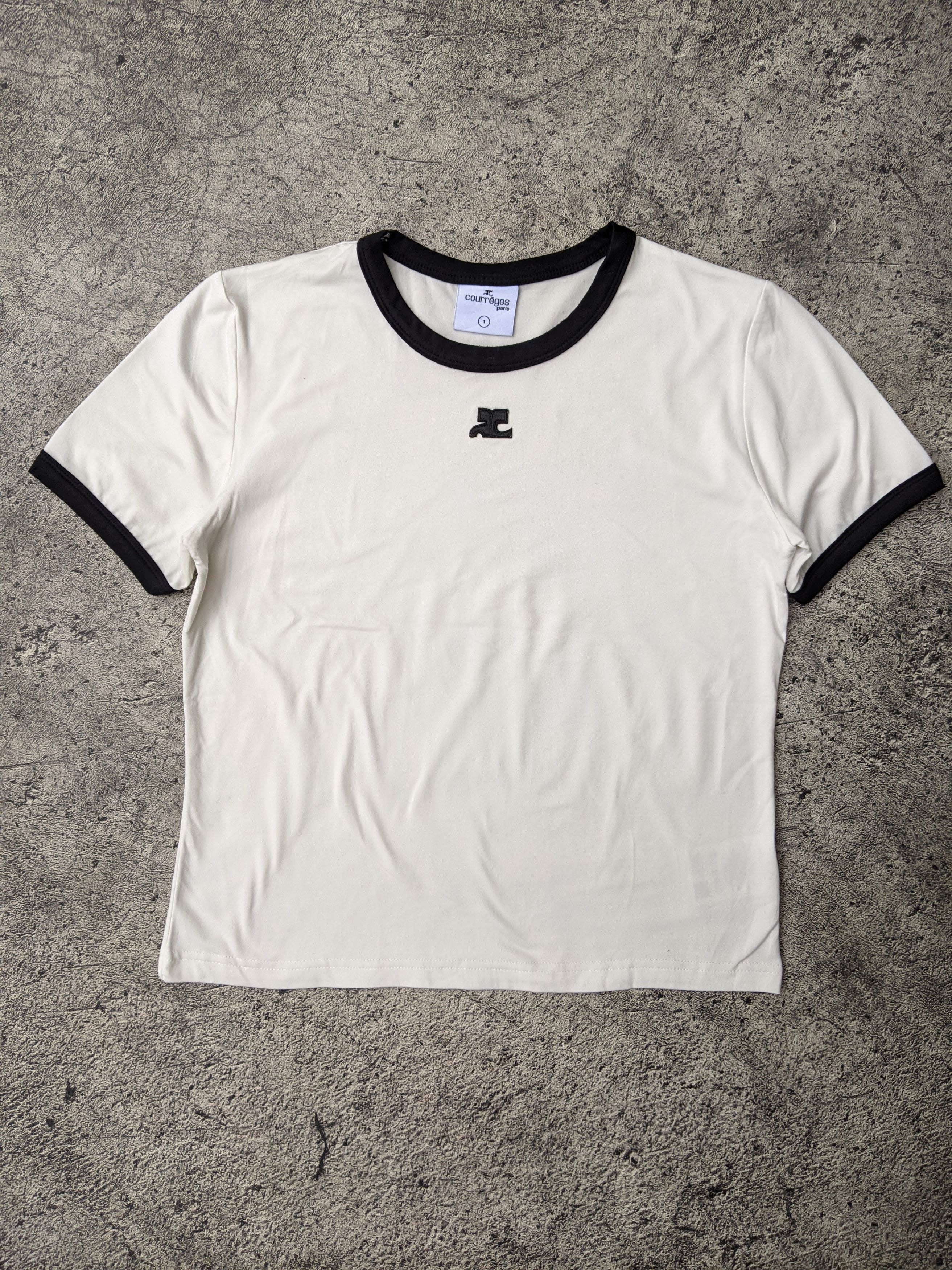 Courreges Courreges Ringer Tee Size ONE SIZE - 1 Thumbnail