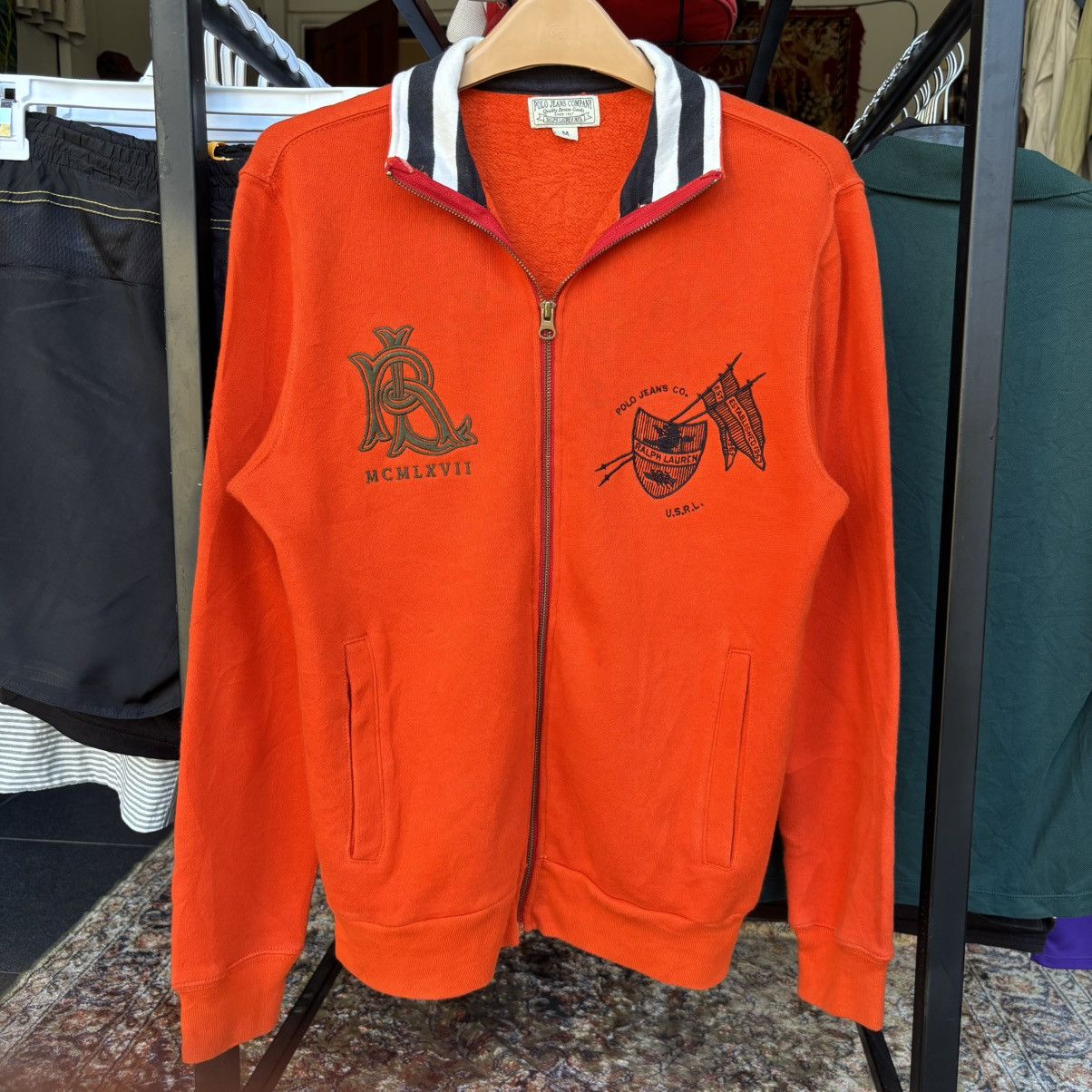 Polo Ralph Lauren Vintage Polo Ralph Lauren Jeans Co Track Jacket Size US M / EU 48-50 / 2 - 1 Thumbnail