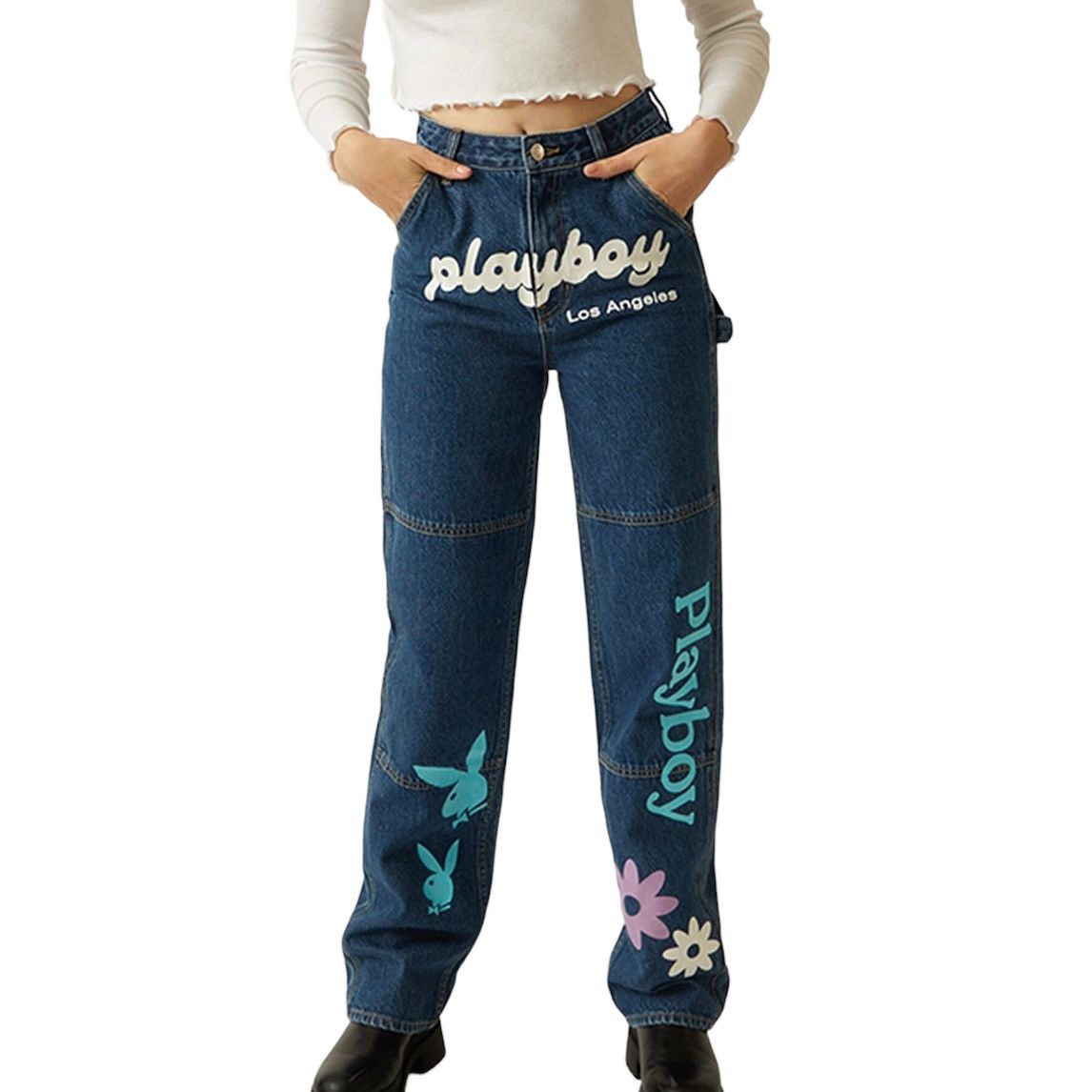 Pacsun × Playboy Playboy by PacSun carpenter jeans Size 25" / US 0 / IT 36 - 1 Thumbnail