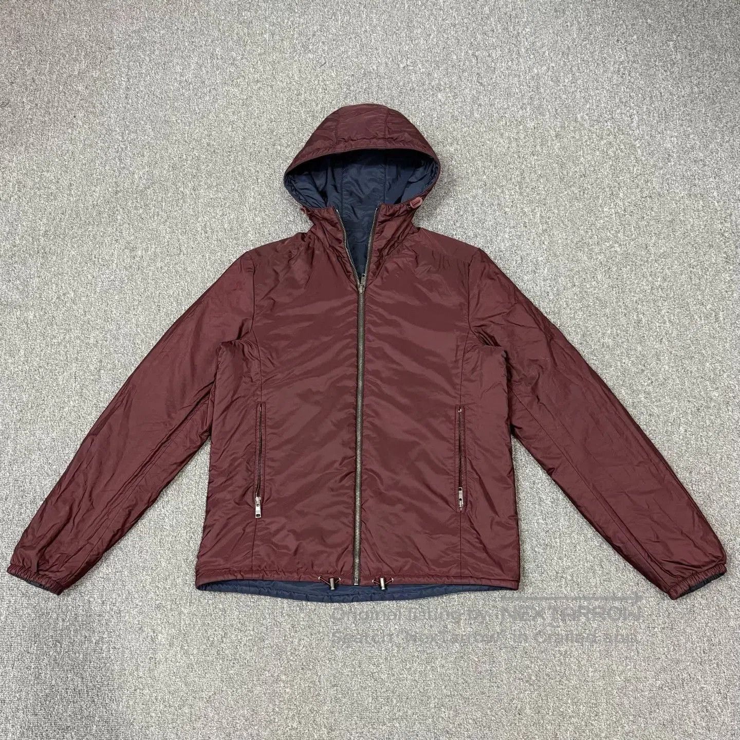 Prada Prada Reversible Red Blue Cotton Jacket. Size US S / EU 44-46 / 1 - 2 Thumbnail