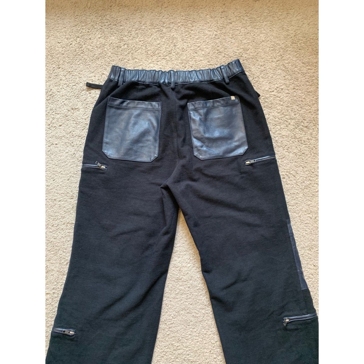 Helmut Lang HELMUT LANG LEATHER FLIGHT PANTS Size US 32 / EU 48 - 12 Thumbnail