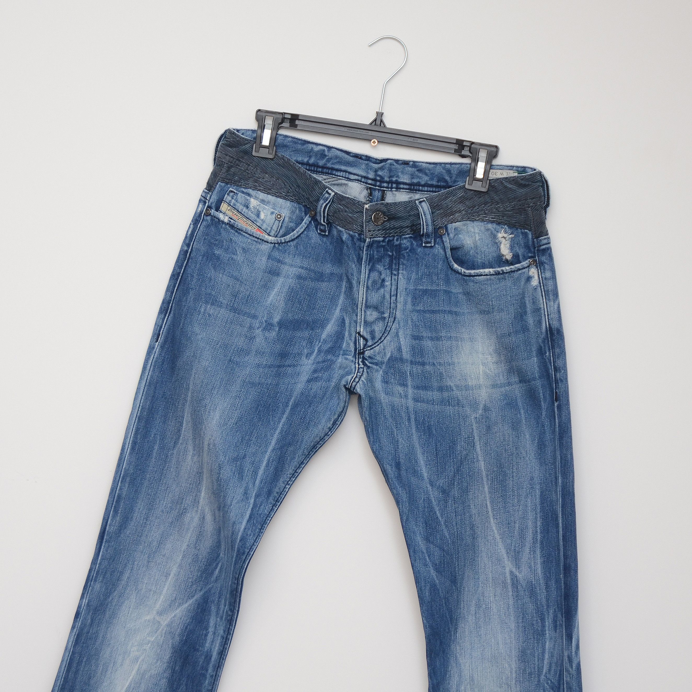 Diesel Diesel Reconstructed Reyhan Denim Pants Size 30 Size US 30 / EU 46 - 2 Thumbnail