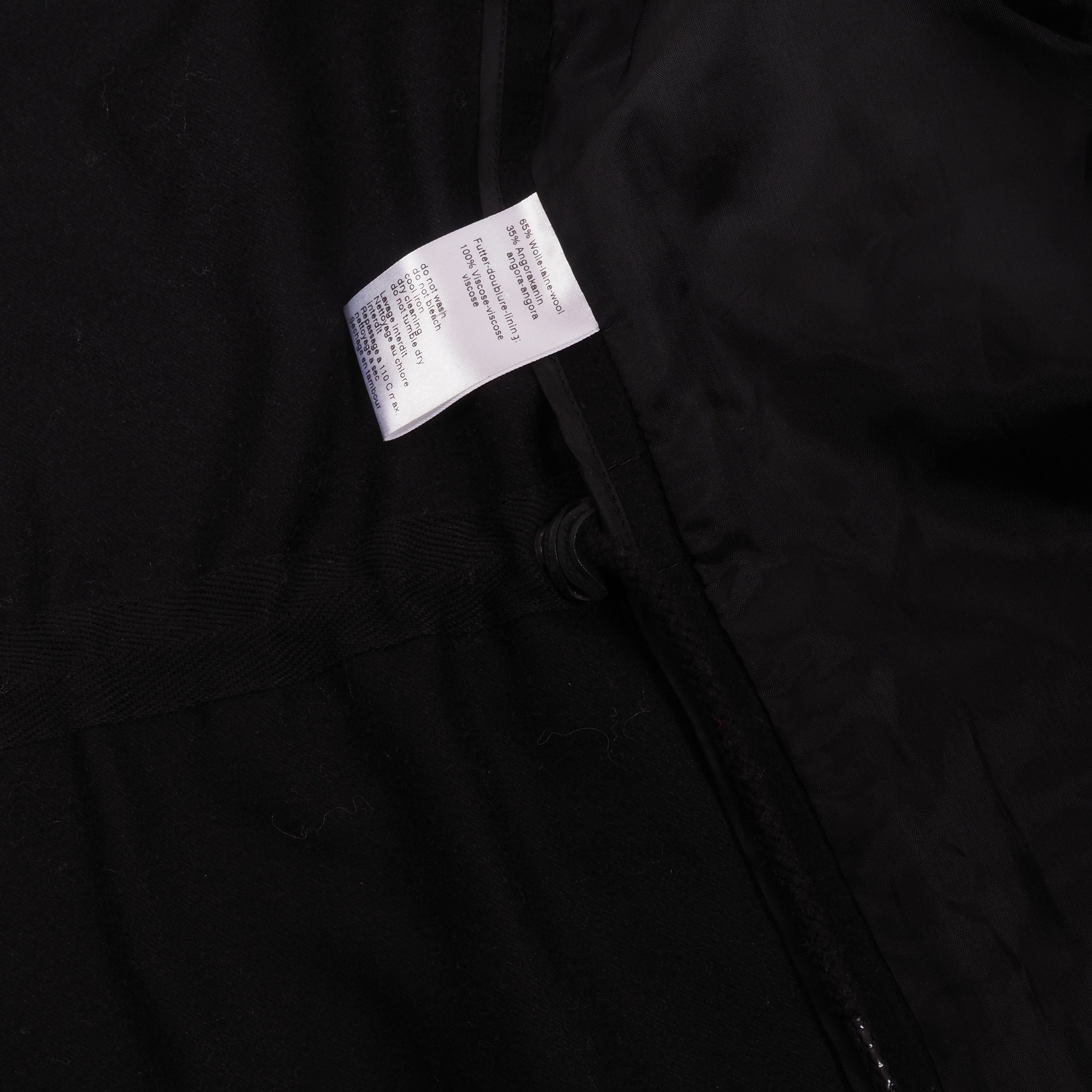 Akris Akris Wool Angora Black Blazer Jacket Size M / US 6-8 / IT 42-44 - 7 Thumbnail