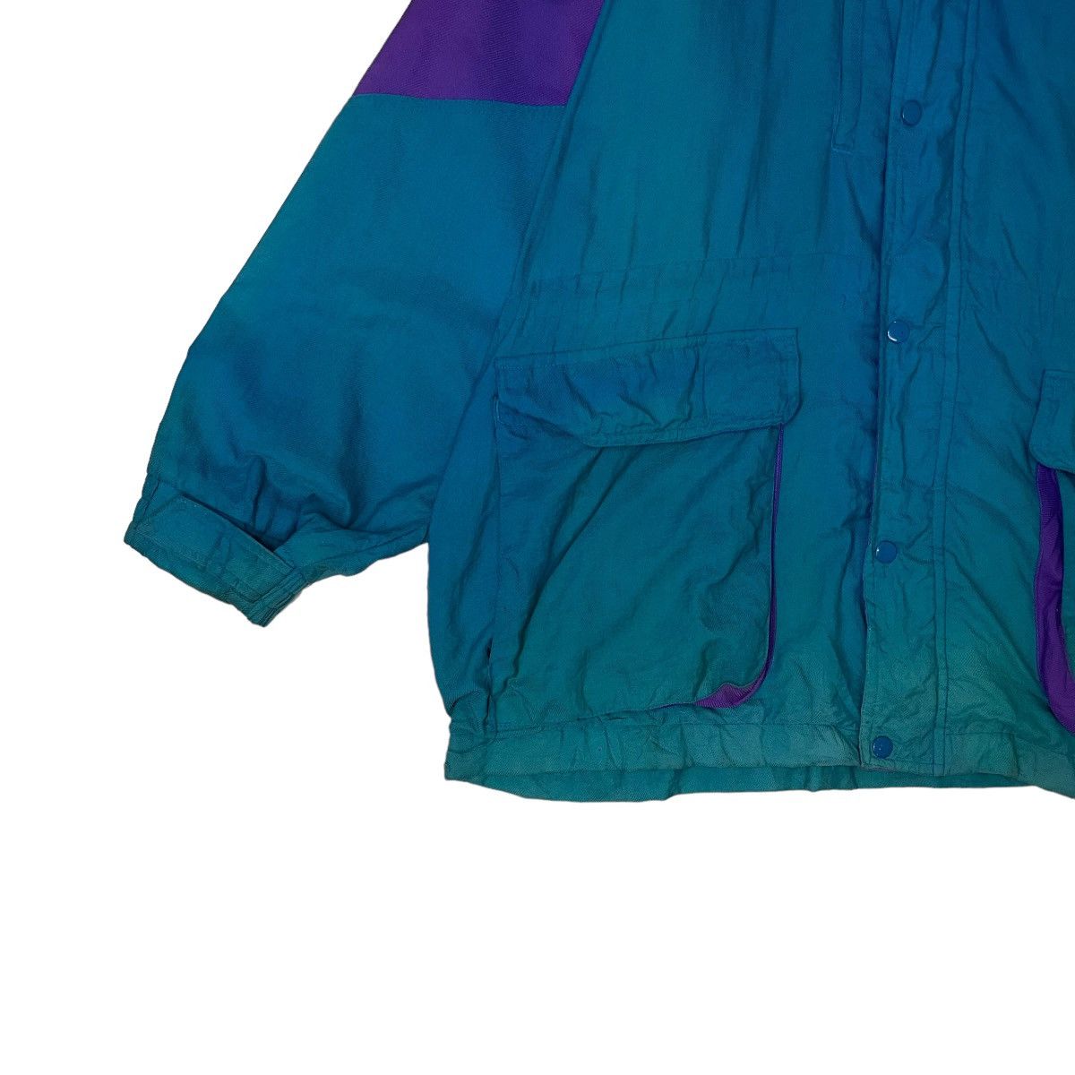 NBA × Starter Charlotte Hornetts Big Logo Zipper Jacket Sun Faded Size XL Size US XL / EU 56 / 4 - 6 Thumbnail