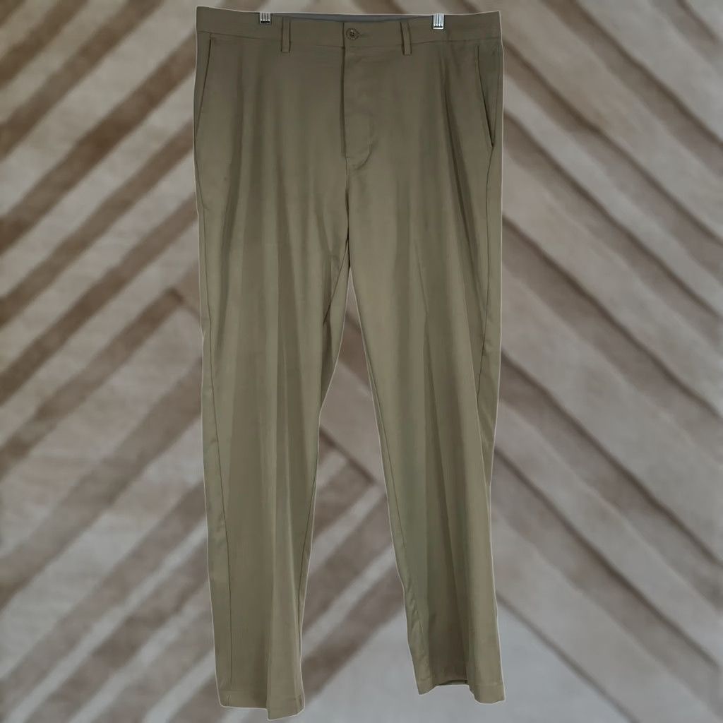 Alife Greg Norman Pants Golf Beige Men's 33 X 30 Casual Polyester Attack Life Size US 33 - 1 Thumbnail