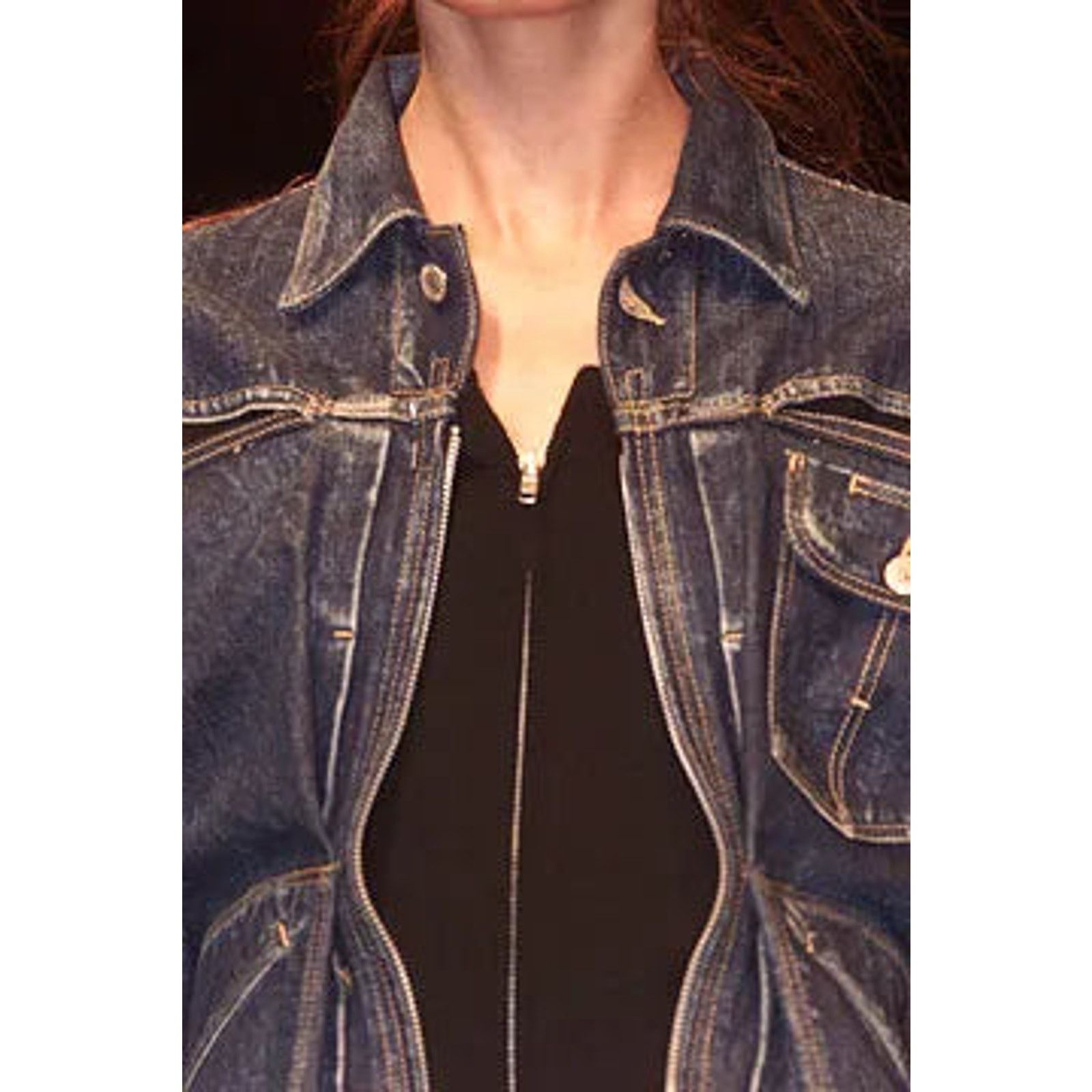 Yohji Yamamoto A/W 2002 Yohji Yamamoto runway deconstructed denim jacket Size M / US 6-8 / IT 42-44 - 7 Thumbnail
