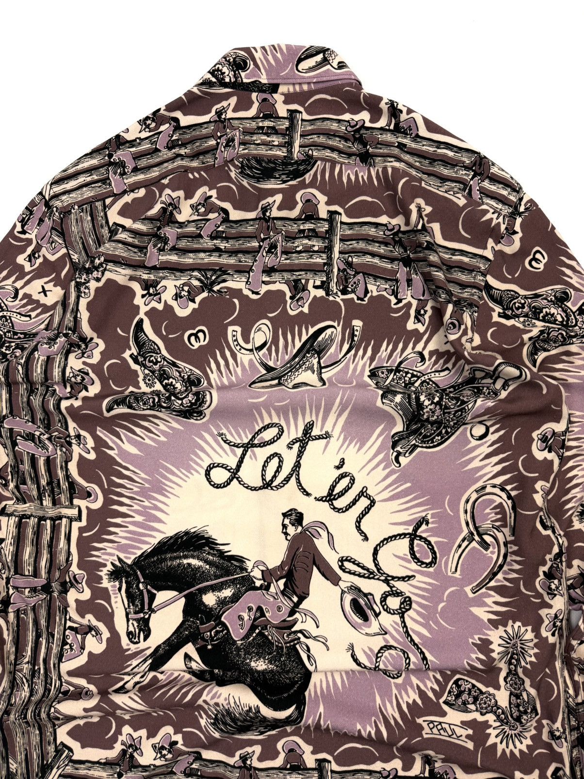 Paul Smith Paul Smith Wild West Rodeo Cowboy All Over Print Italy Size US M / EU 48-50 / 2 - 8 Thumbnail