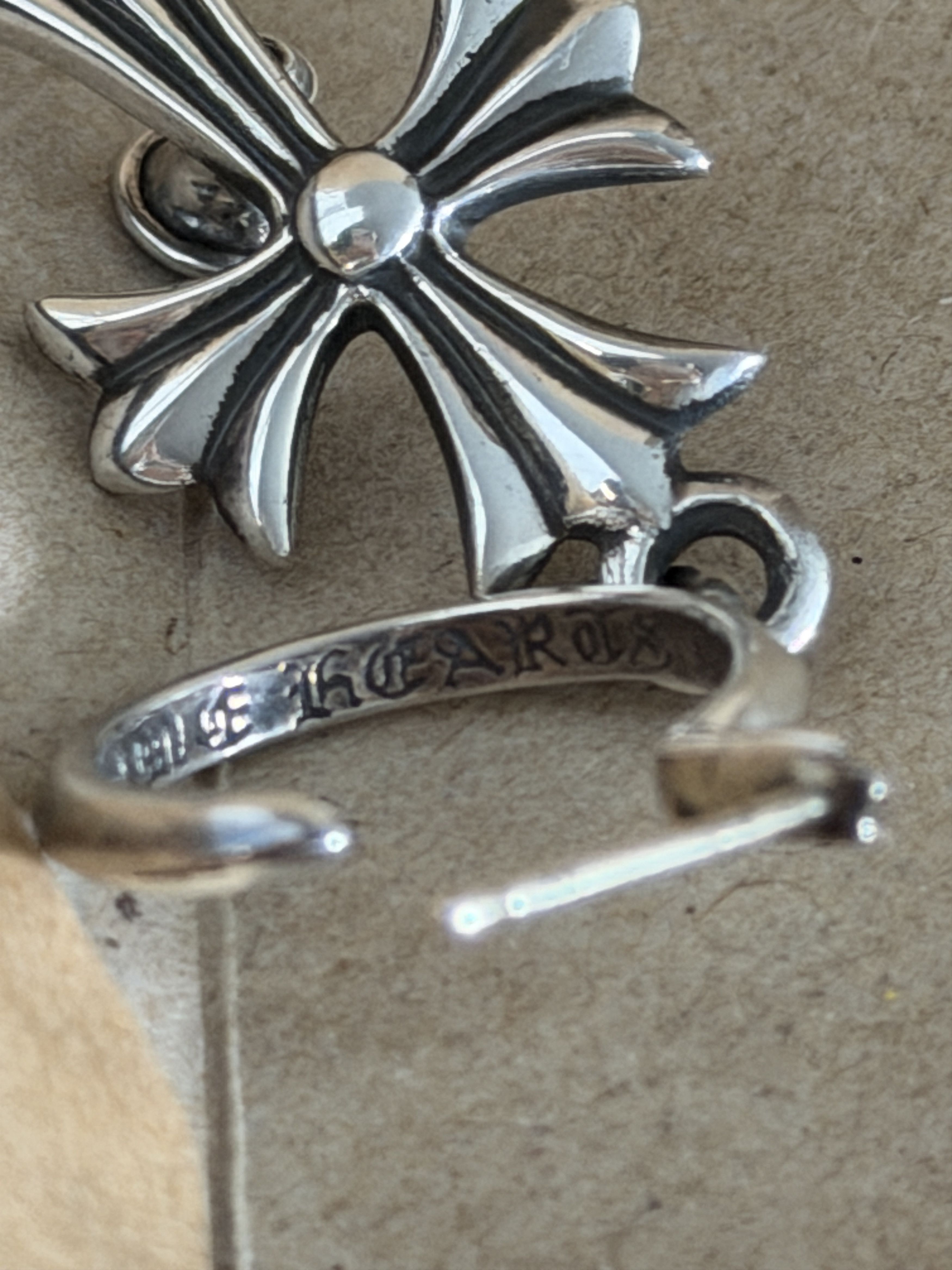 Chrome Hearts Hoop cross earrings Size ONE SIZE - 8 Thumbnail