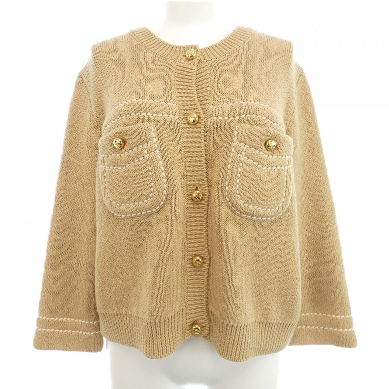 Prada Prada Prada Knit Top Textile Tops P25M75SOOO14XT DUTY FREE for USA Size ONE SIZE - 1 Thumbnail