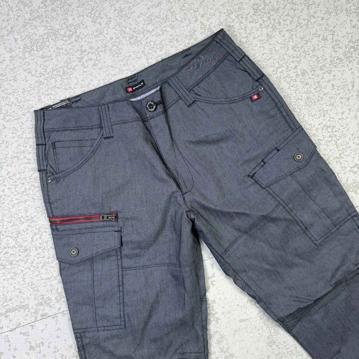 Japanese Brand Japanese Brand BURTLE Cargo Pant Size 30" / US 8 / IT 44 - 4 Thumbnail