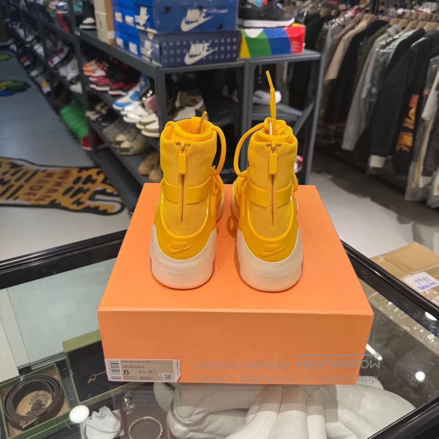 Fear of God Fear of God x Nike Air Amarillo. Size US 8 / EU 41 - 3 Thumbnail