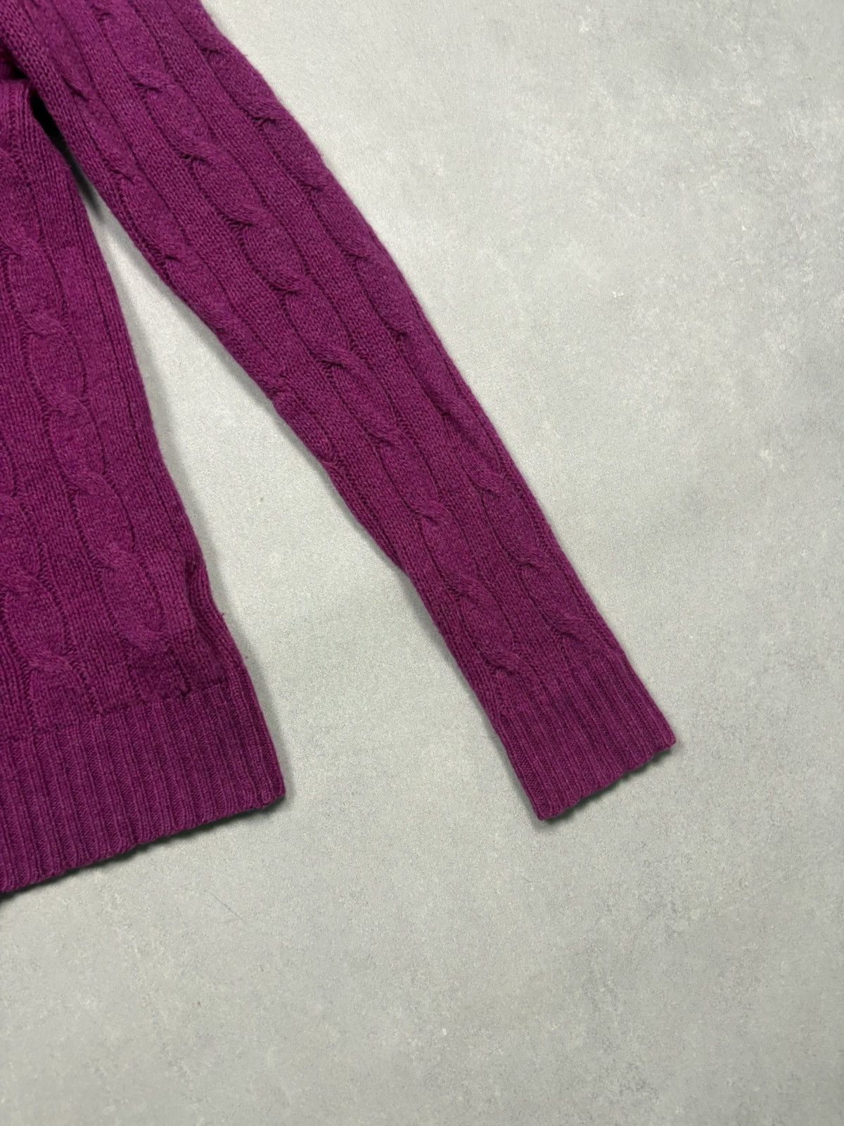 Polo Ralph Lauren Polo Ralph Lauren Cable Knit Sweater Merino Wool Cashmere S Size S / US 4 / IT 40 - 4 Thumbnail