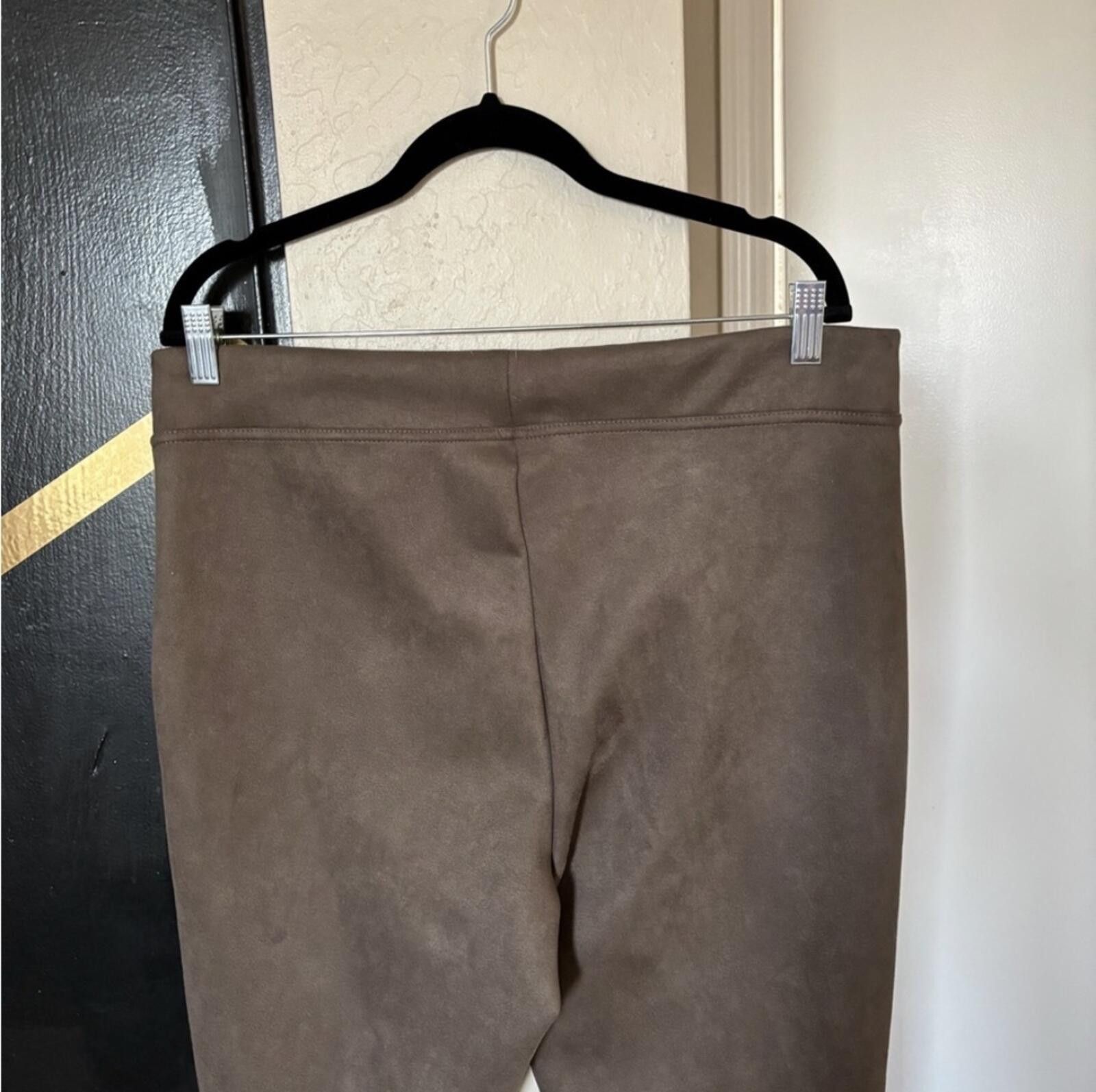 Calvin Klein Calvin Klein faux suede leggings pants Size 36" / US 14 / IT 50 - 6 Thumbnail