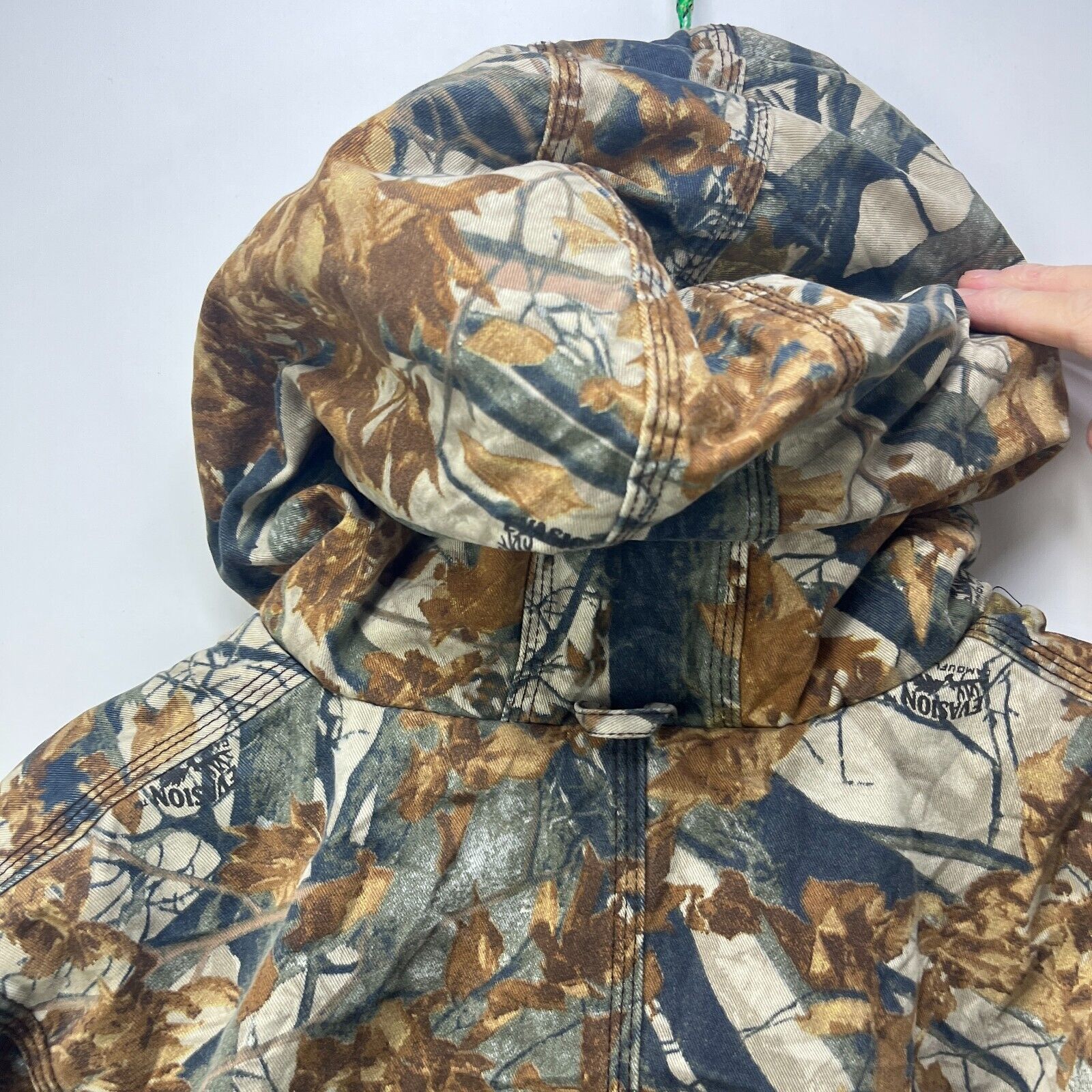 Vintage Vintage Camo Hooded Real Tree Jacket XS Size US XS / EU 42 / 0 - 11 Thumbnail