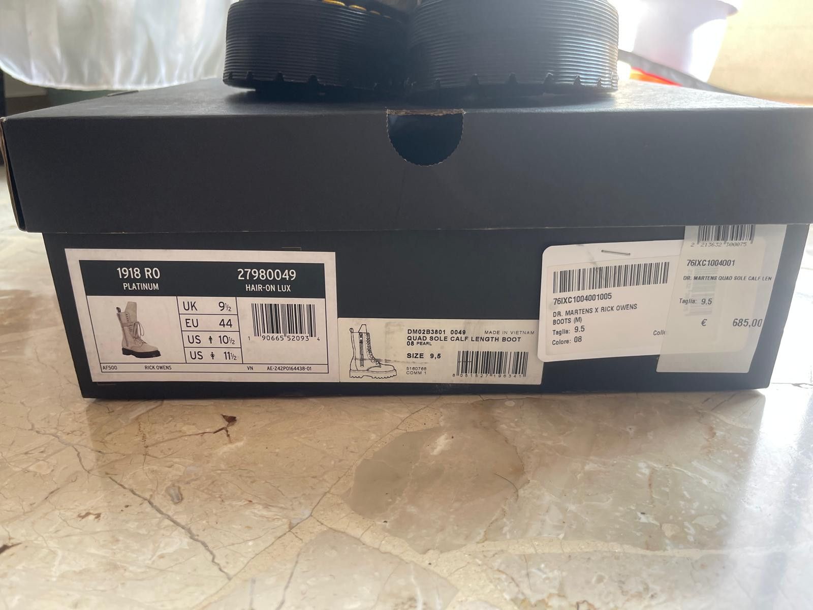 Dr. Martens × Rick Owens dr.martens x rick owens boots Size US 11 / EU 44 - 2 Thumbnail
