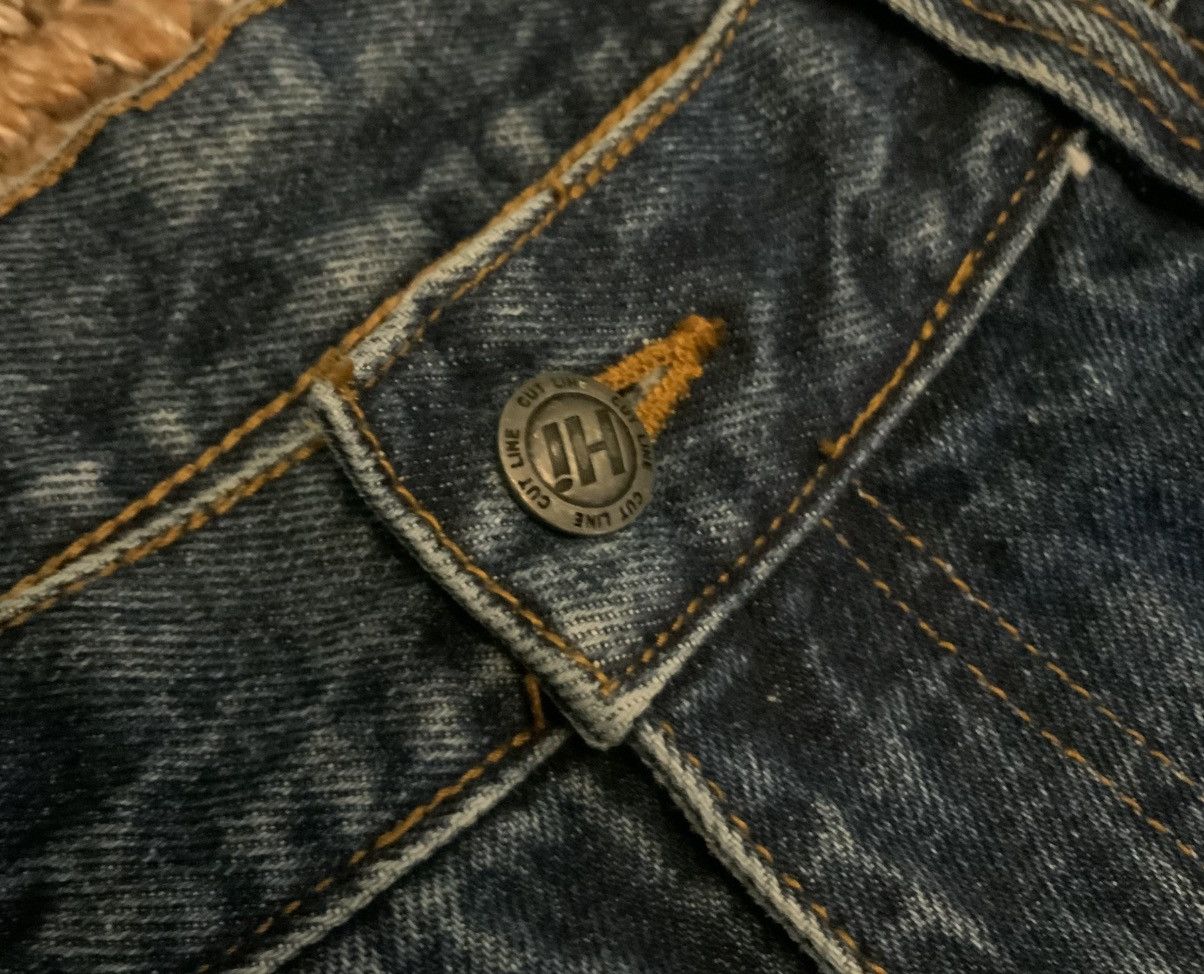 Other Vintage 90s Cutline Baggy Blue Denim Jeans Mens Size 34x31 Size US 34 / EU 50 - 6 Thumbnail